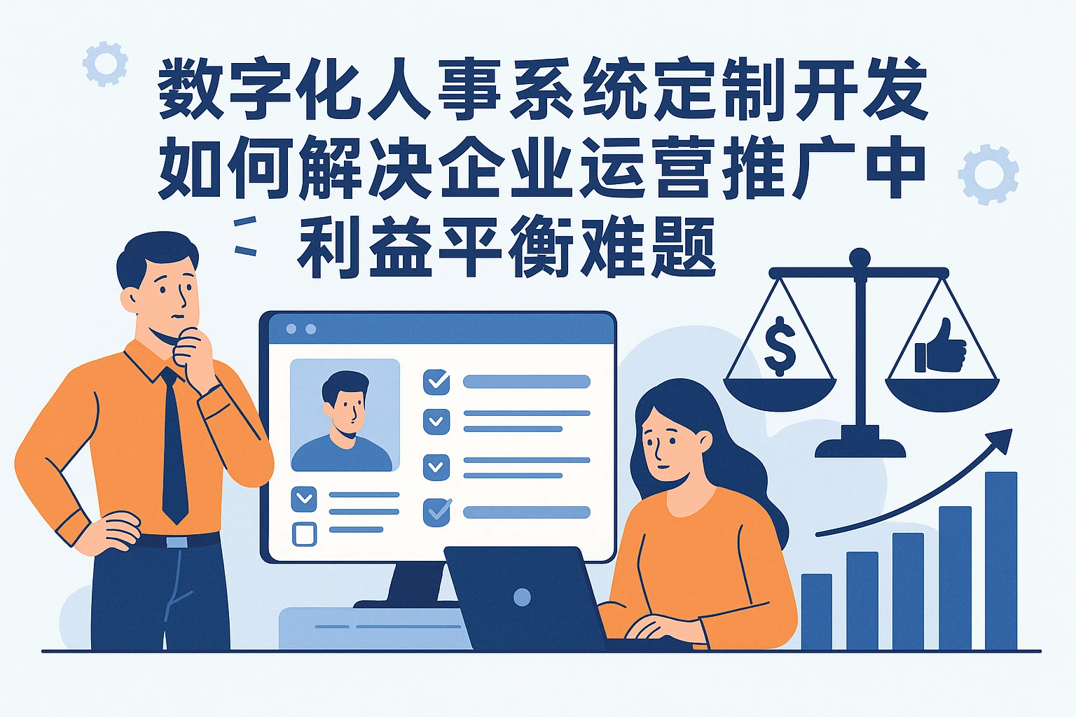 数字化人事系统定制开发如何解决企业运营推广中的利益平衡难题