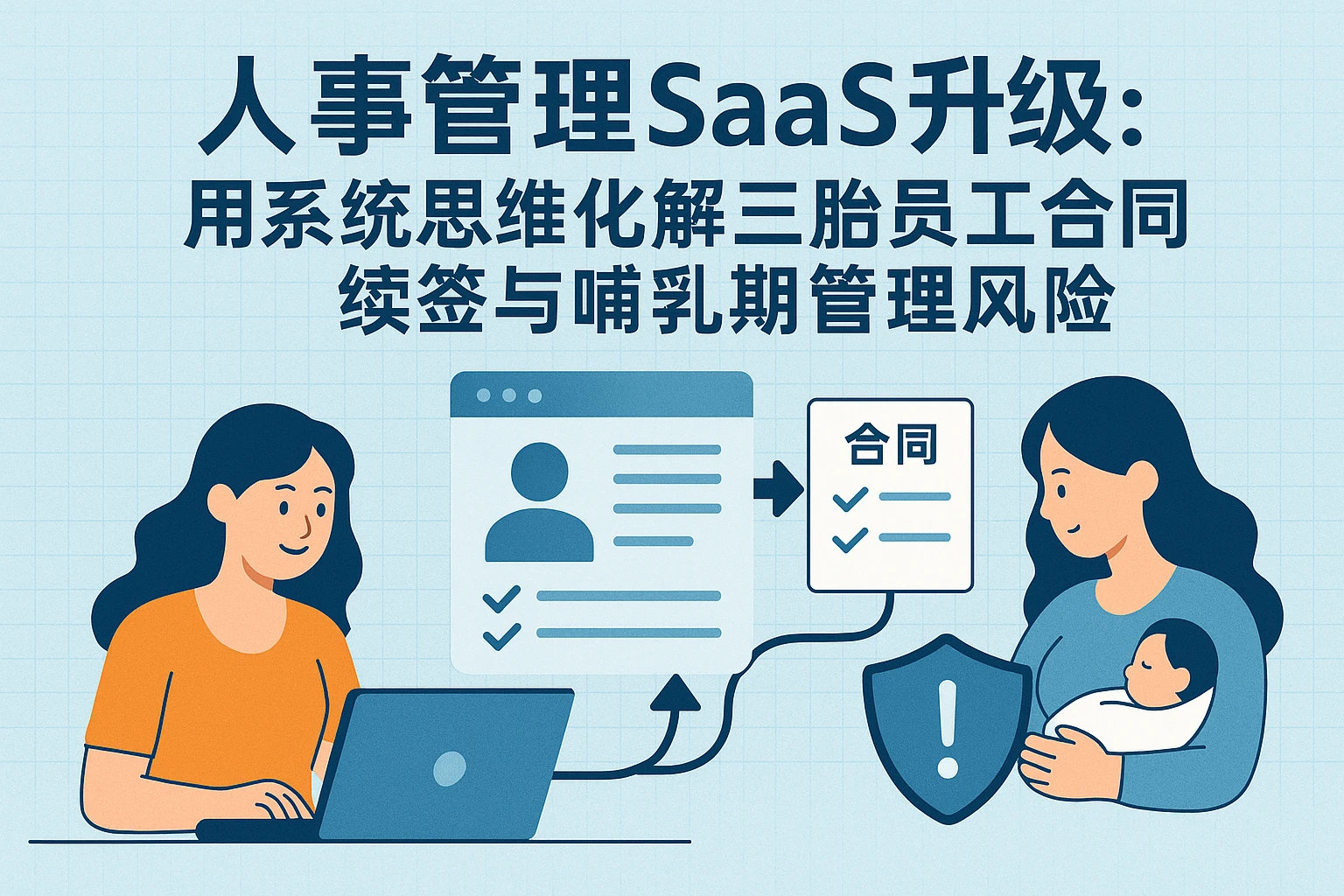 人事管理SaaS升级:用系统思维化解三胎员工合同续签与哺乳期管理风险