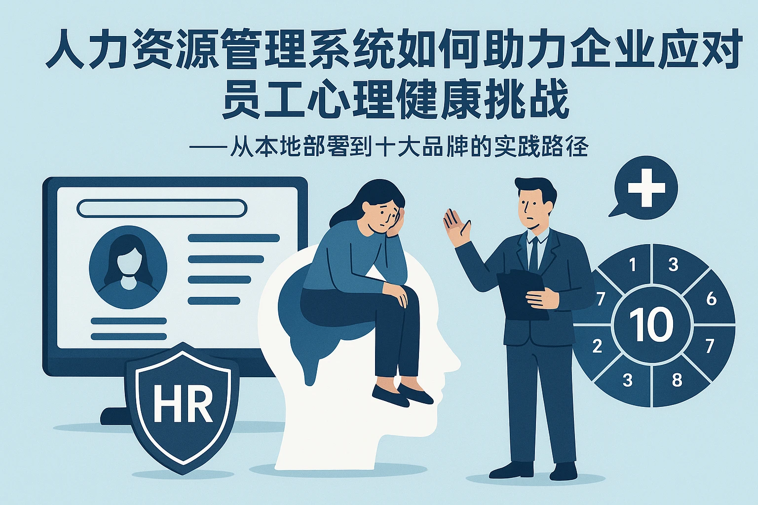 人力资源管理系统如何助力企业应对员工心理健康挑战——从本地部署到十大品牌的实践路径