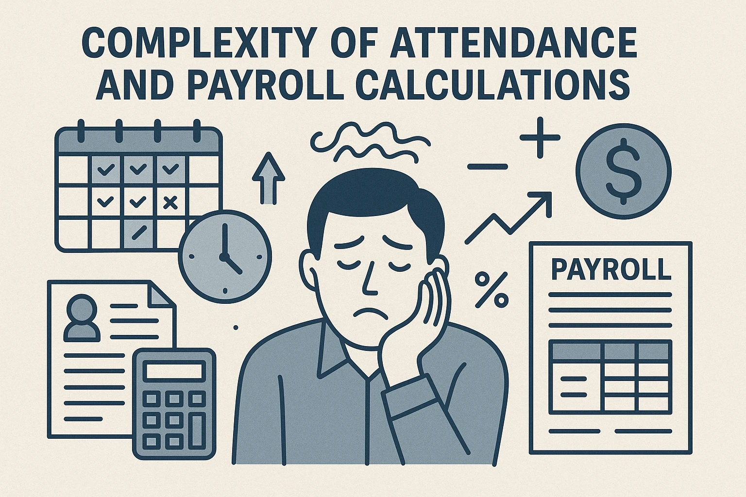 考勤与薪酬计算的复杂性