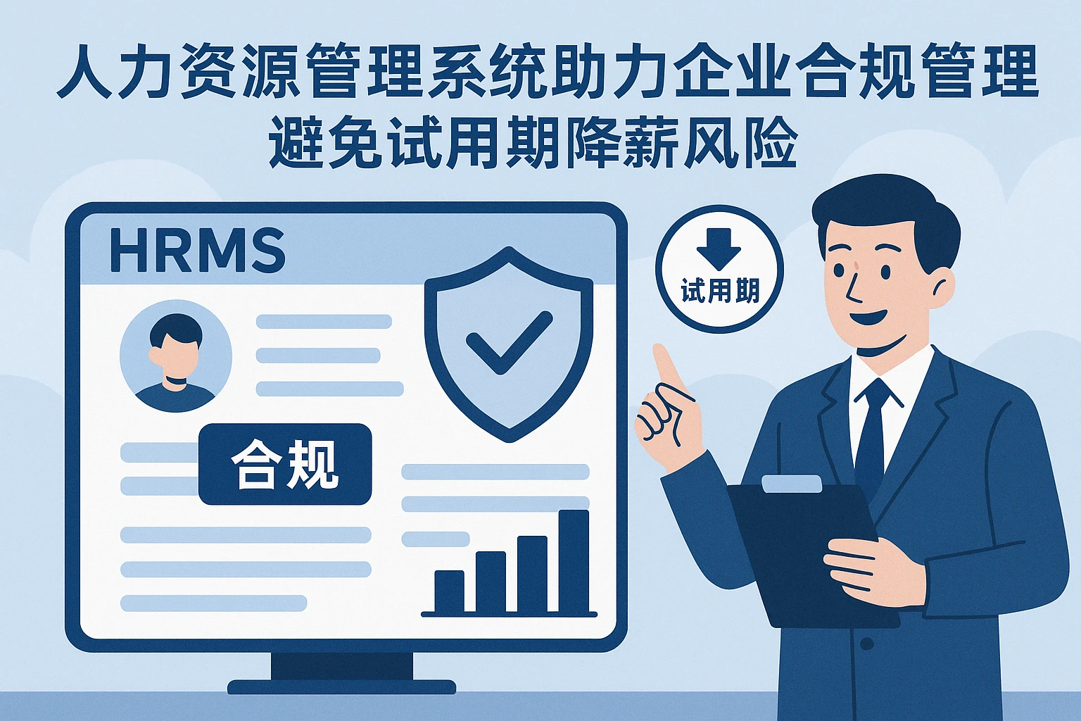 人力资源管理系统助力企业合规管理,避免试用期降薪风险