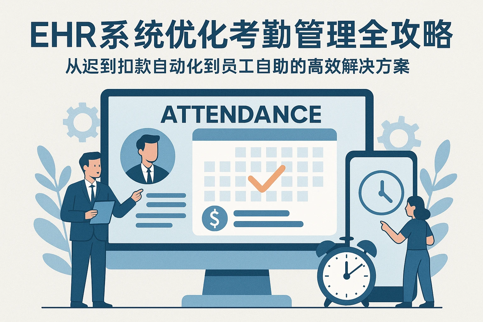 EHR系统优化考勤管理全攻略:从迟到扣款自动化到员工自助的高效解决方案