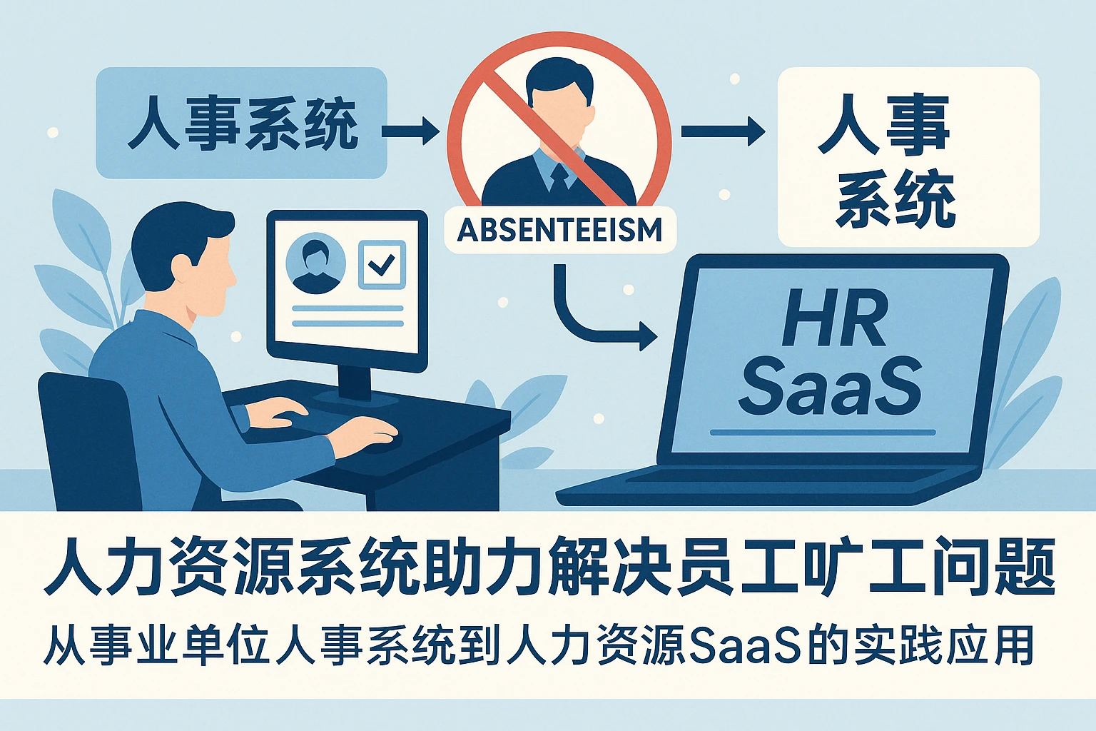 人力资源系统助力解决员工旷工问题:从事业单位人事系统到人力资源SaaS的实践应用