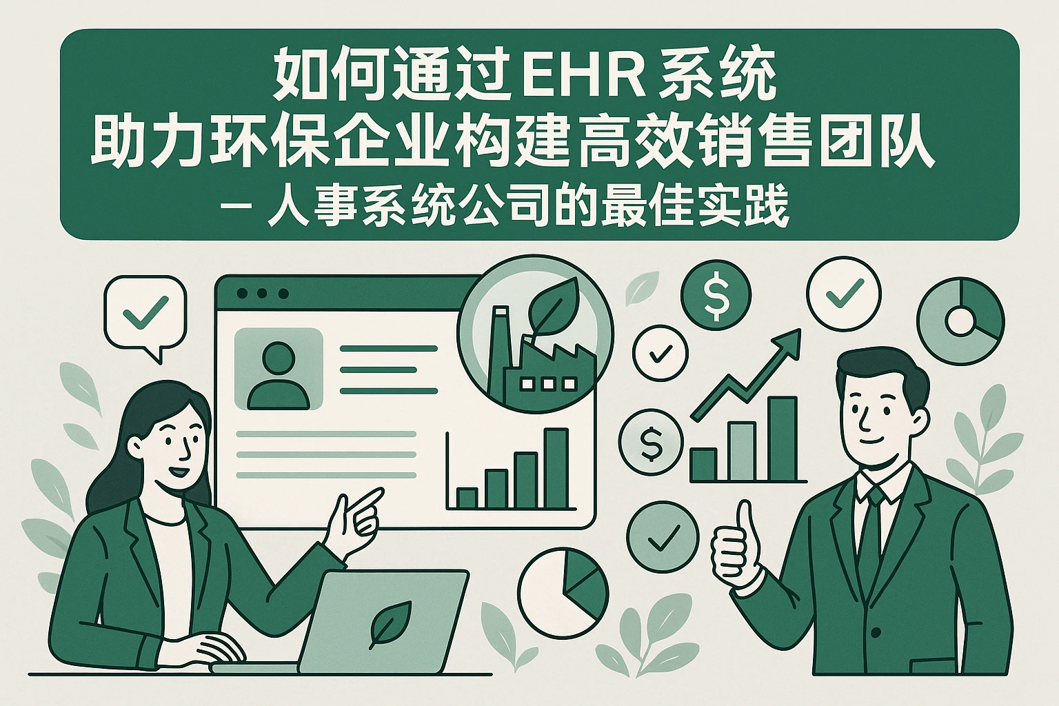 如何通过EHR系统助力环保企业构建高效销售团队 - 人事系统公司的最佳实践