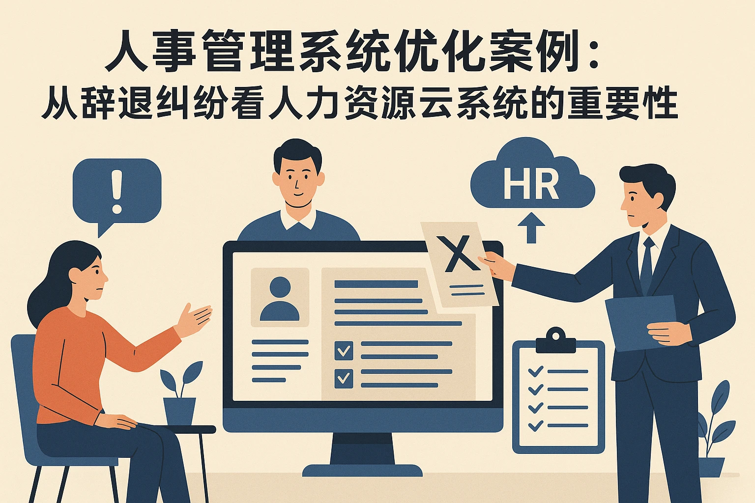 人事管理系统优化案例:从辞退纠纷看人力资源云系统的重要性