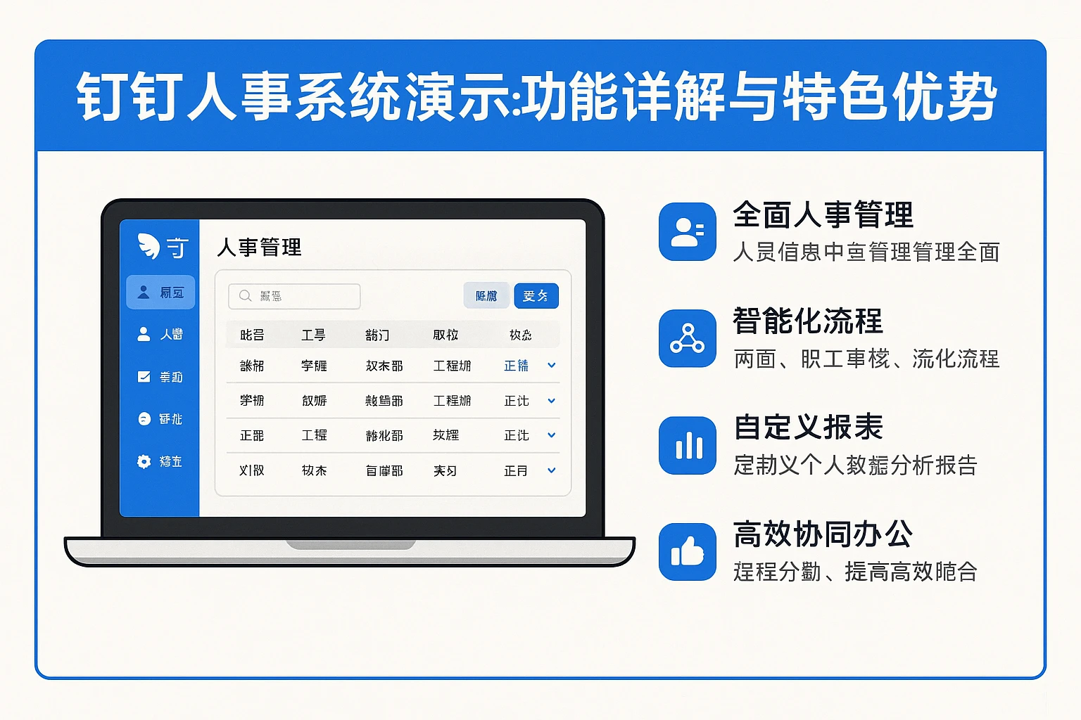 钉钉人事系统演示：功能详解与特色优势
