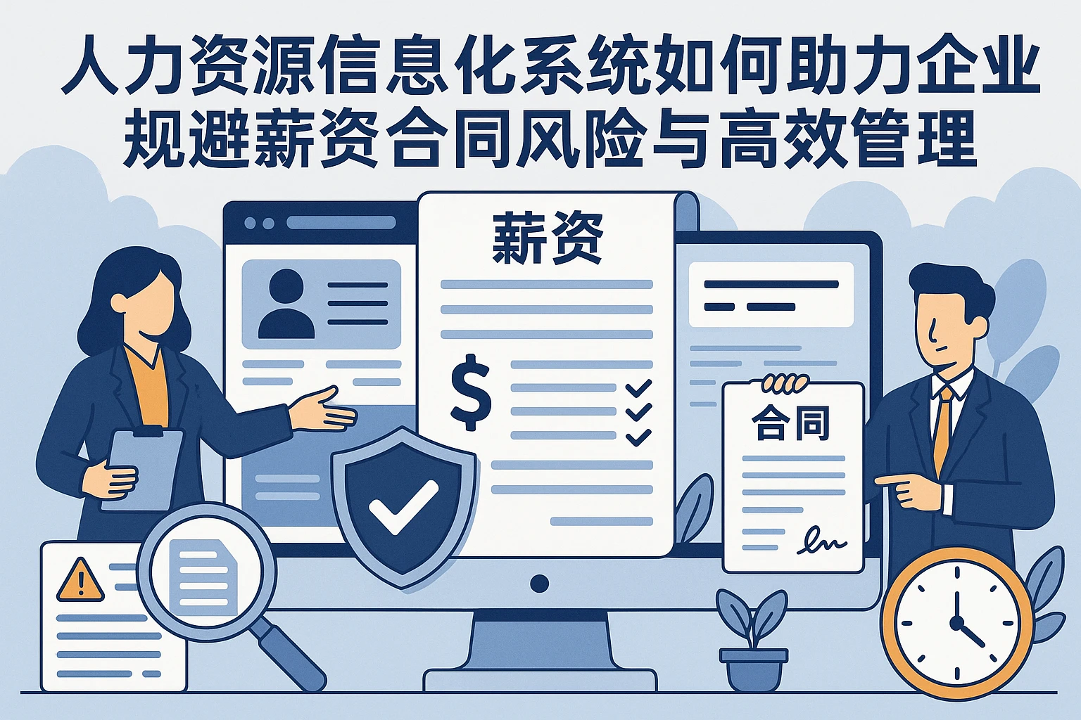 人力资源信息化系统如何助力企业规避薪资合同风险与高效管理