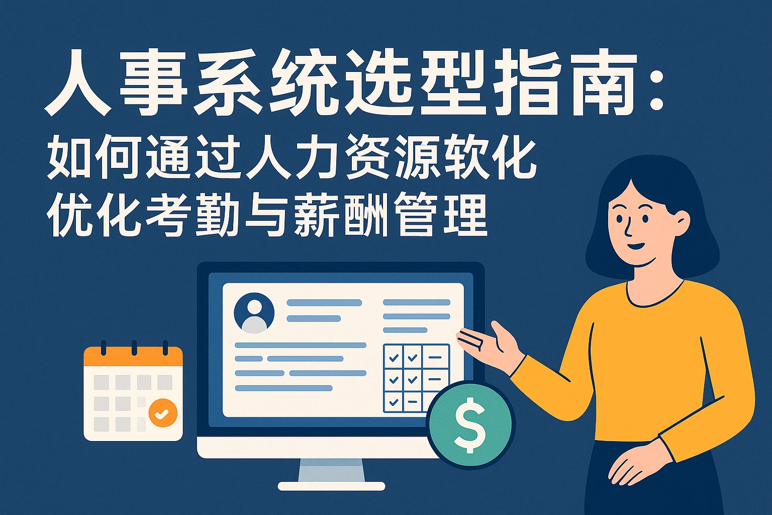人事系统选型指南:如何通过人力资源软件优化考勤与薪酬管理