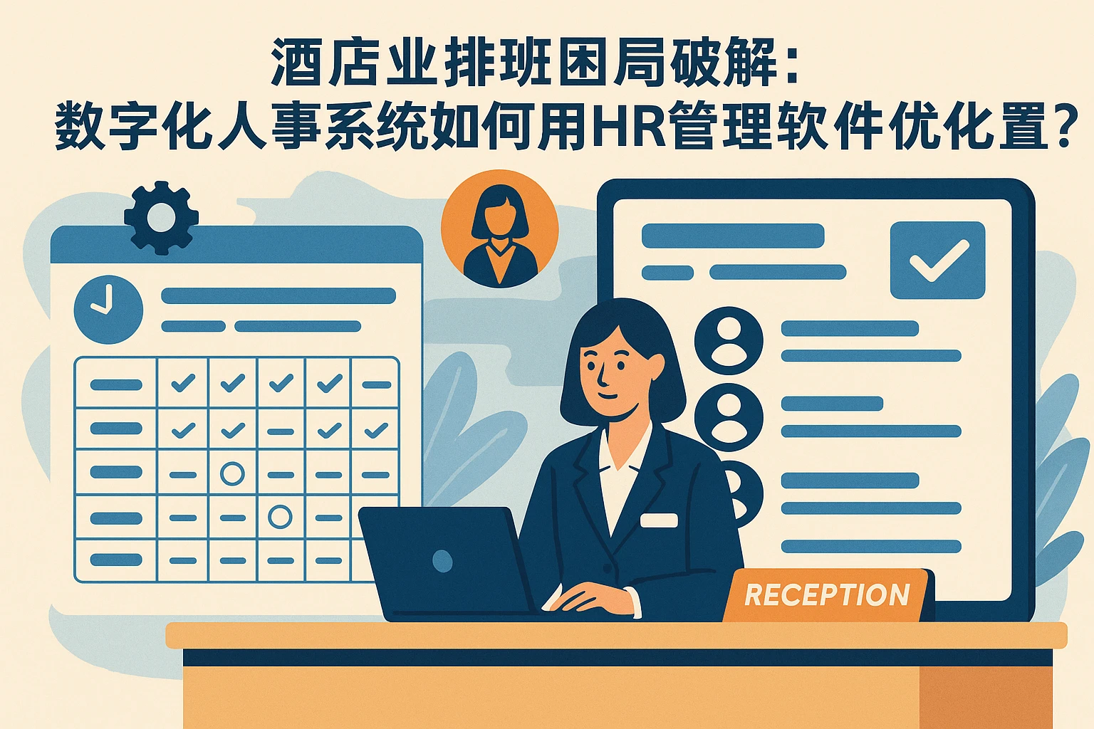 酒店业排班困局破解：数字化人事系统如何用HR管理软件优化前台配置？