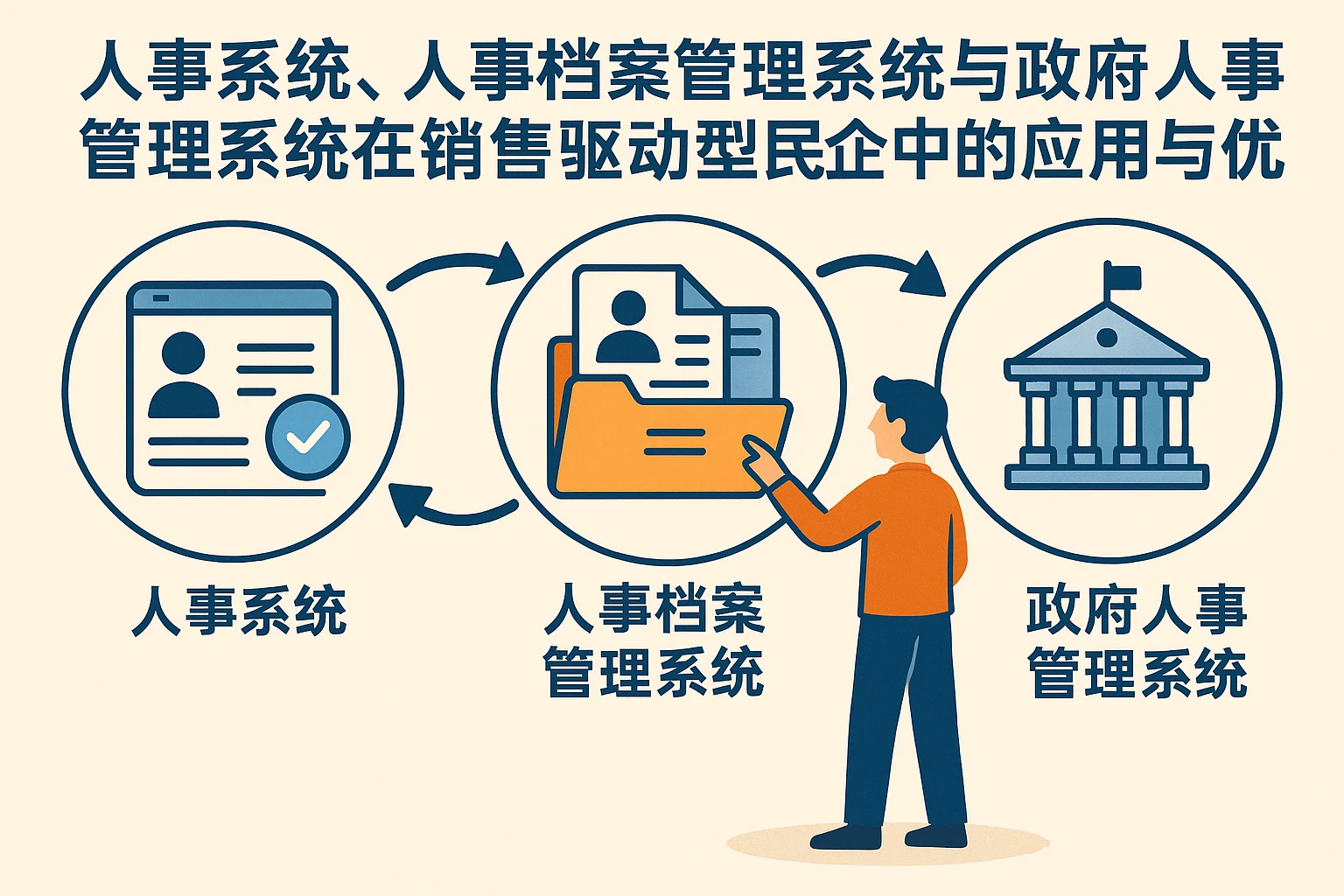 人事系统、人事档案管理系统与政府人事管理系统在销售驱动型民企中的应用与优化