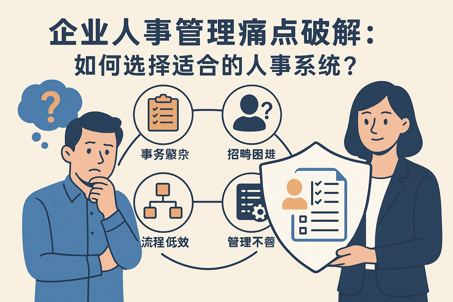 企业人事管理痛点破解:如何选择适合的人事系统?