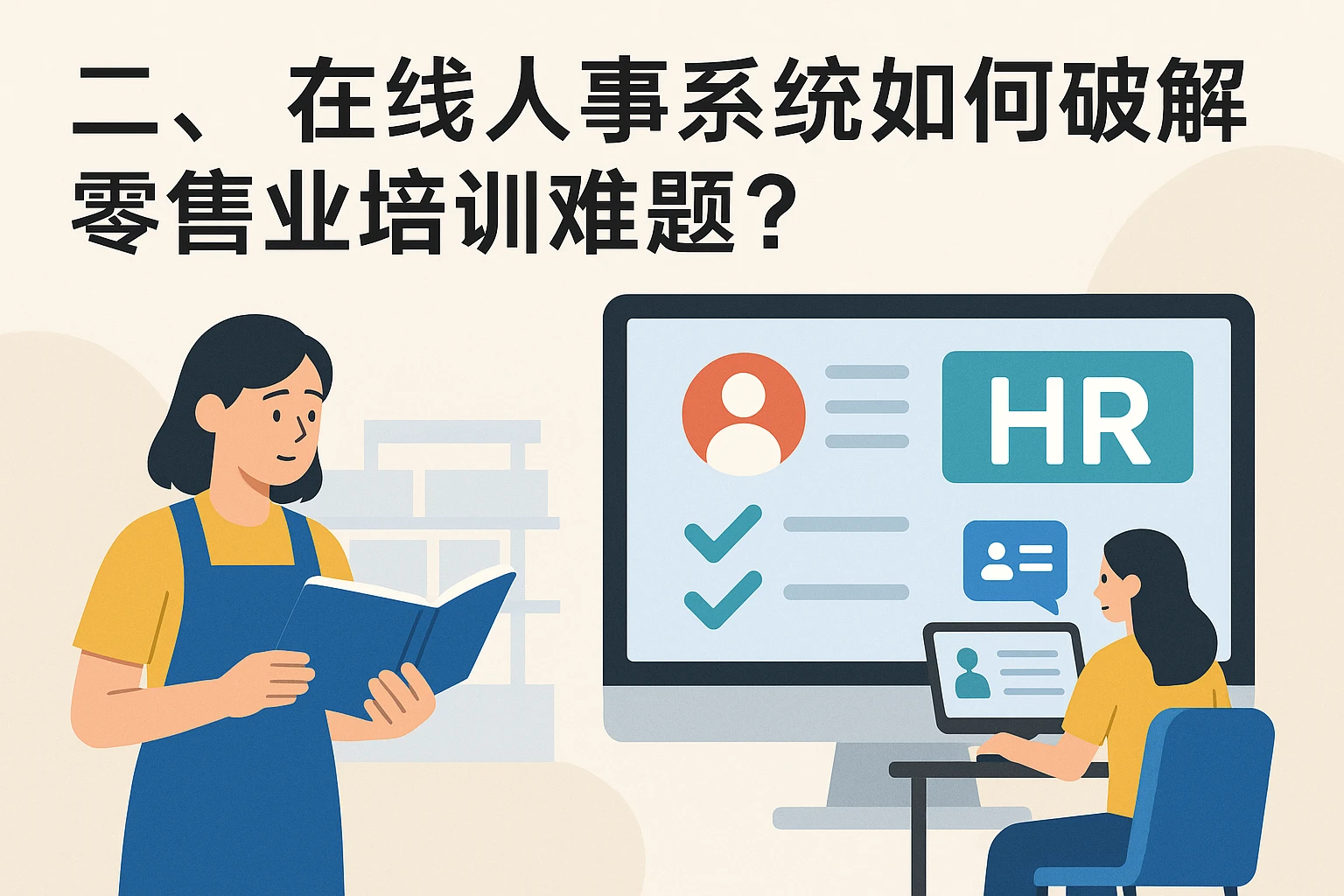 二、在线人事系统如何破解零售业培训难题?
