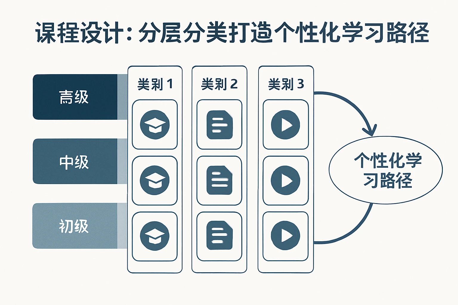 2. 课程设计：分层分类打造个性化学习路径