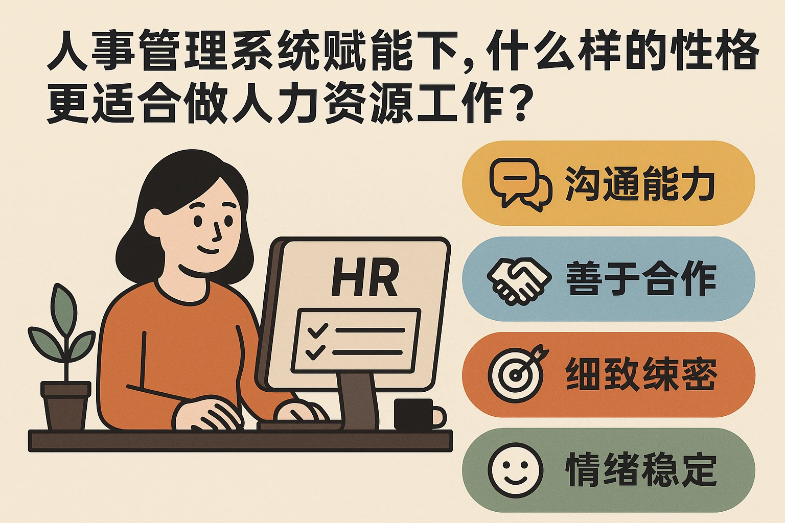 人事管理系统赋能下,什么样的性格更适合做人力资源工作?
