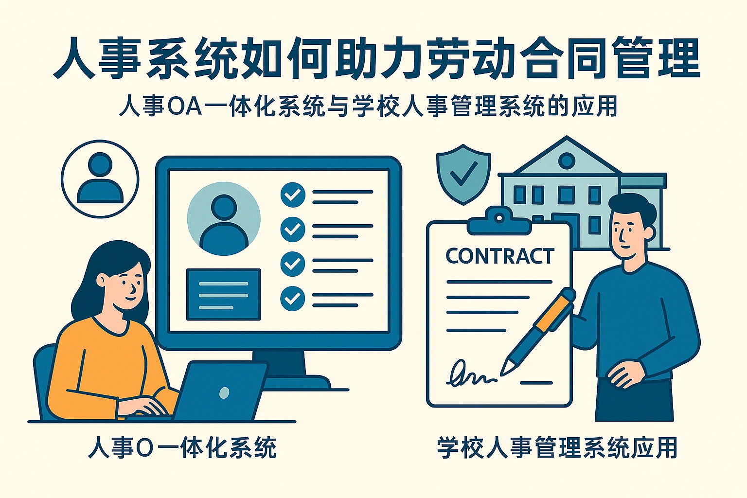 人事系统如何助力劳动合同管理：人事OA一体化系统与学校人事管理系统的应用
