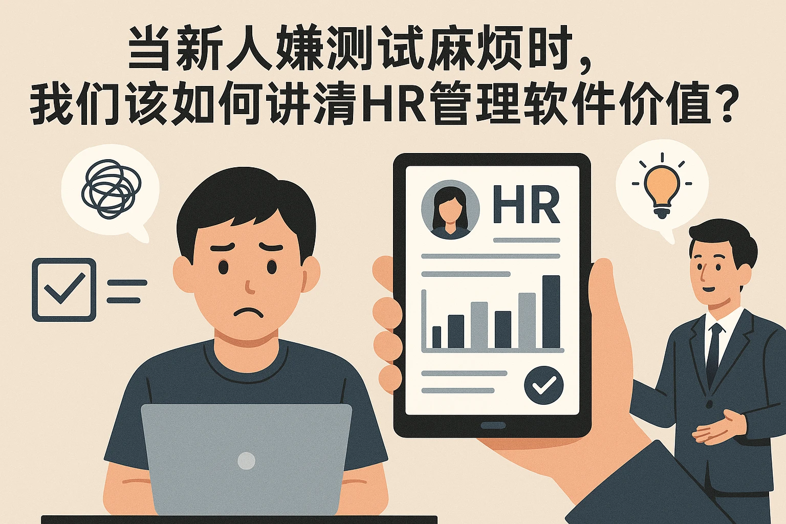 当新人嫌测试麻烦时,我们该如何讲清HR管理软件的价值?