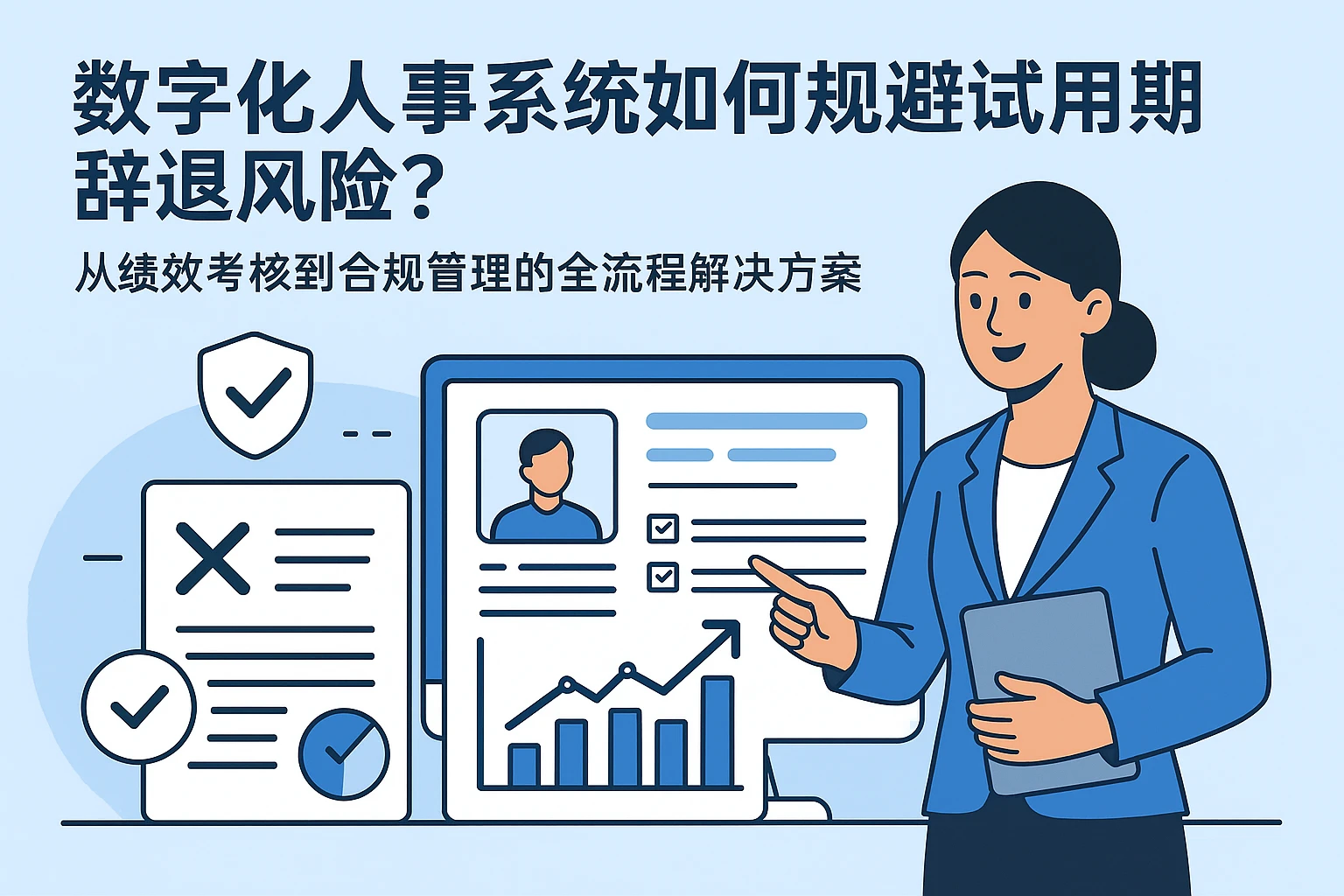 数字化人事系统如何规避试用期辞退风险？从绩效考核到合规管理的全流程解决方案