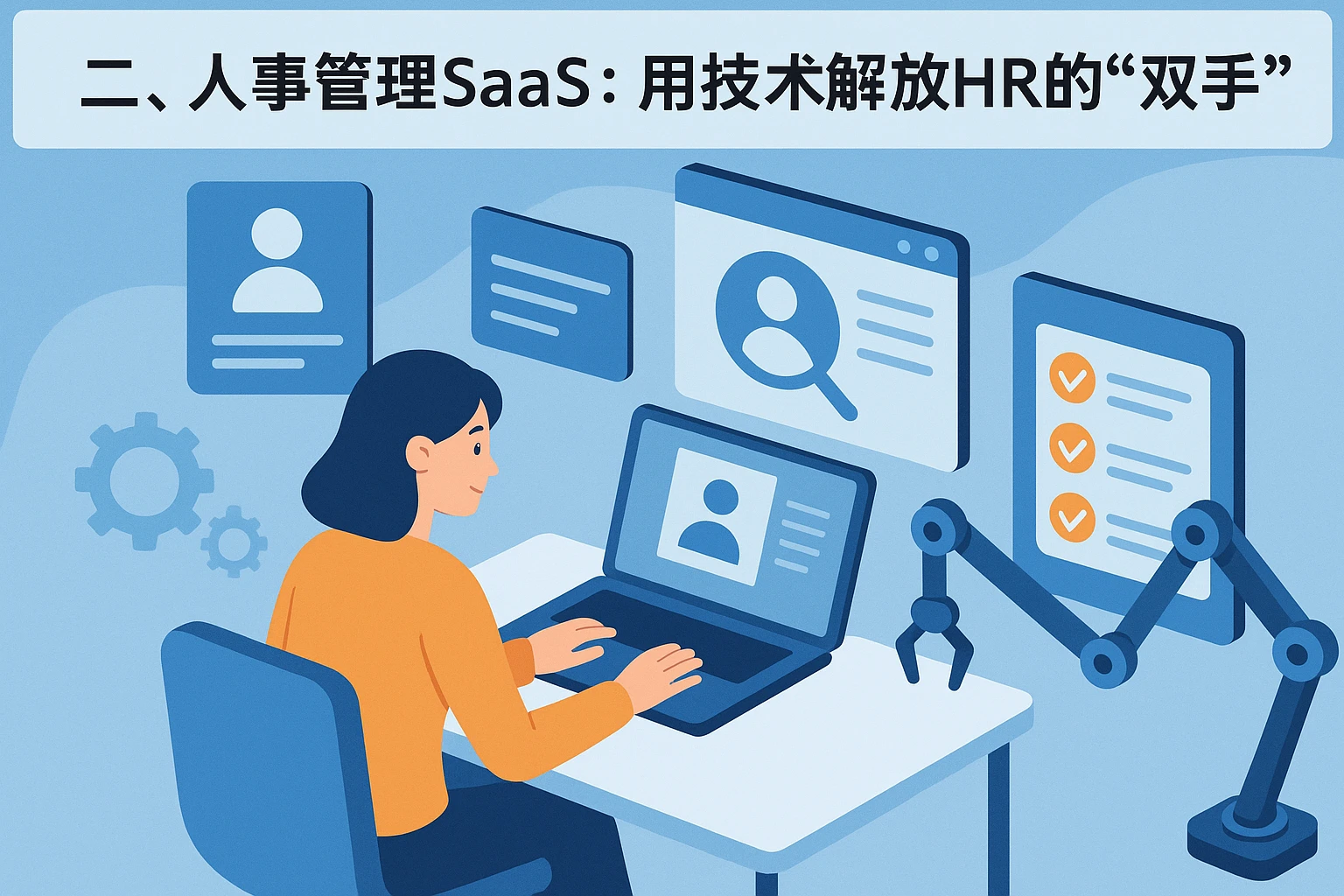 二、人事管理SaaS：用技术解放HR的“双手”