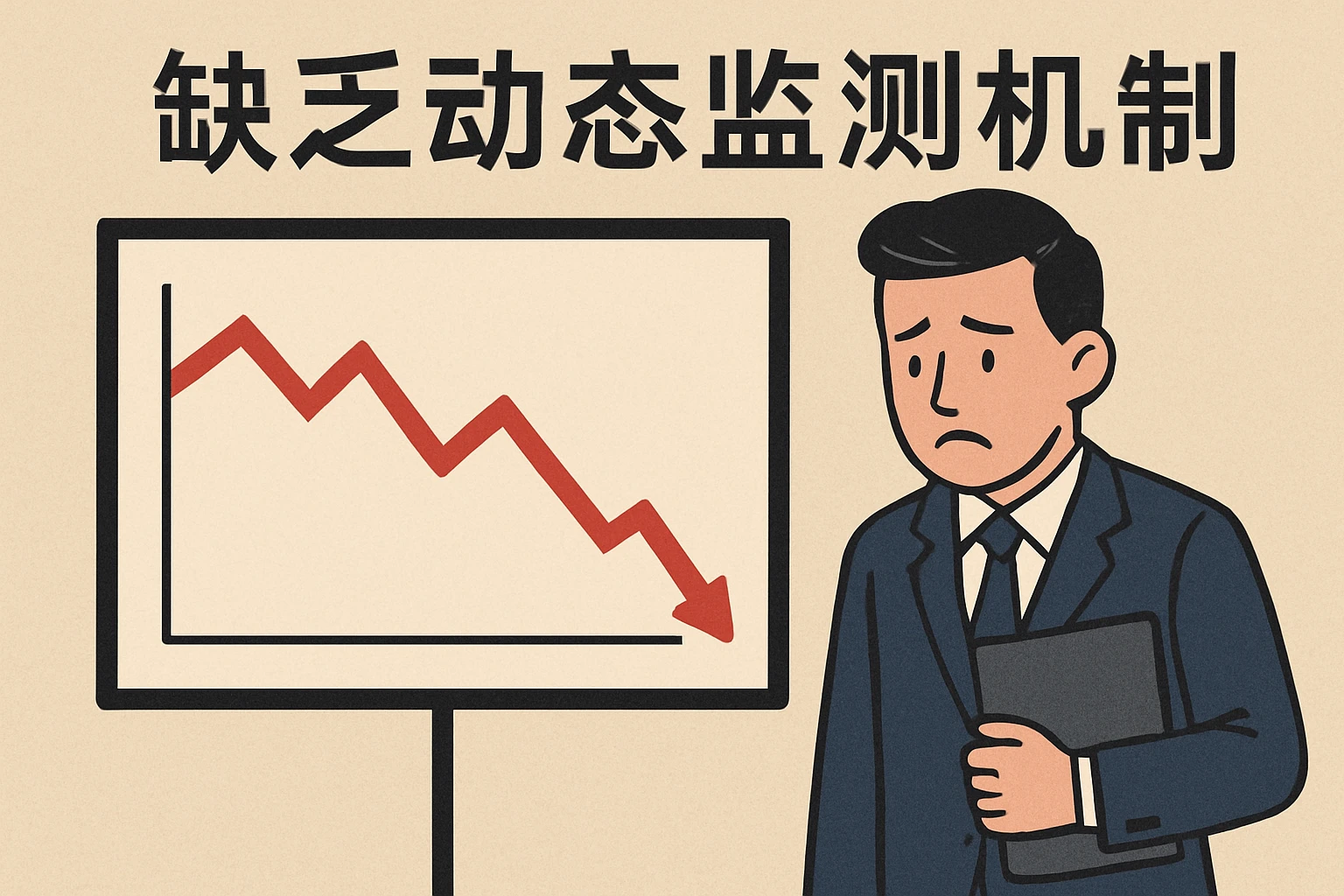 缺乏动态监测机制