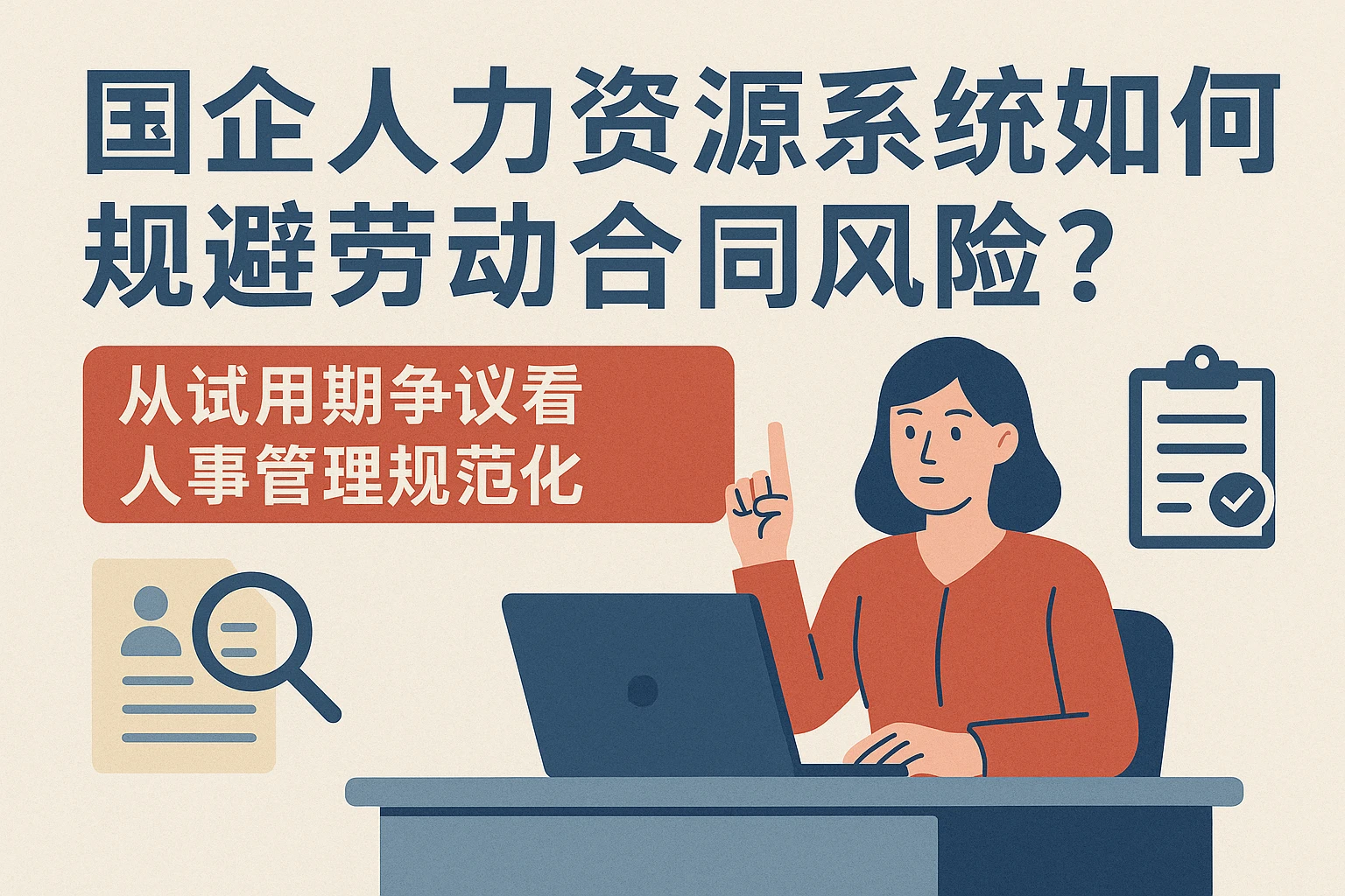 国企人力资源系统如何规避劳动合同风险?从试用期争议看人事管理规范化