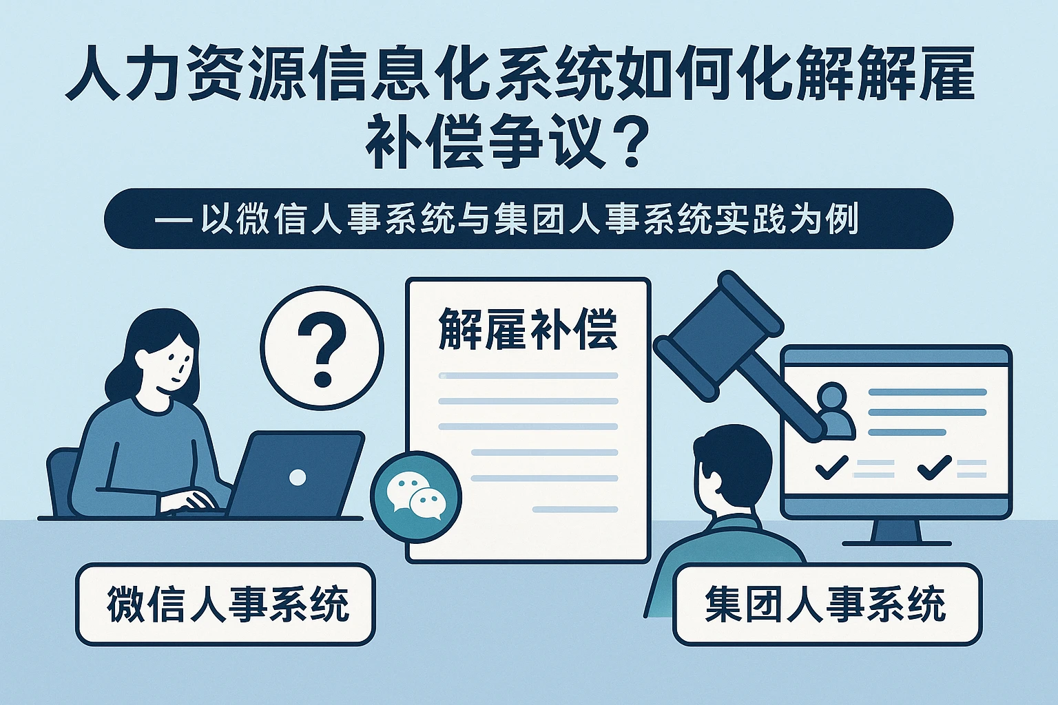 人力资源信息化系统如何化解解雇补偿争议？——以微信人事系统与集团人事系统实践为例
