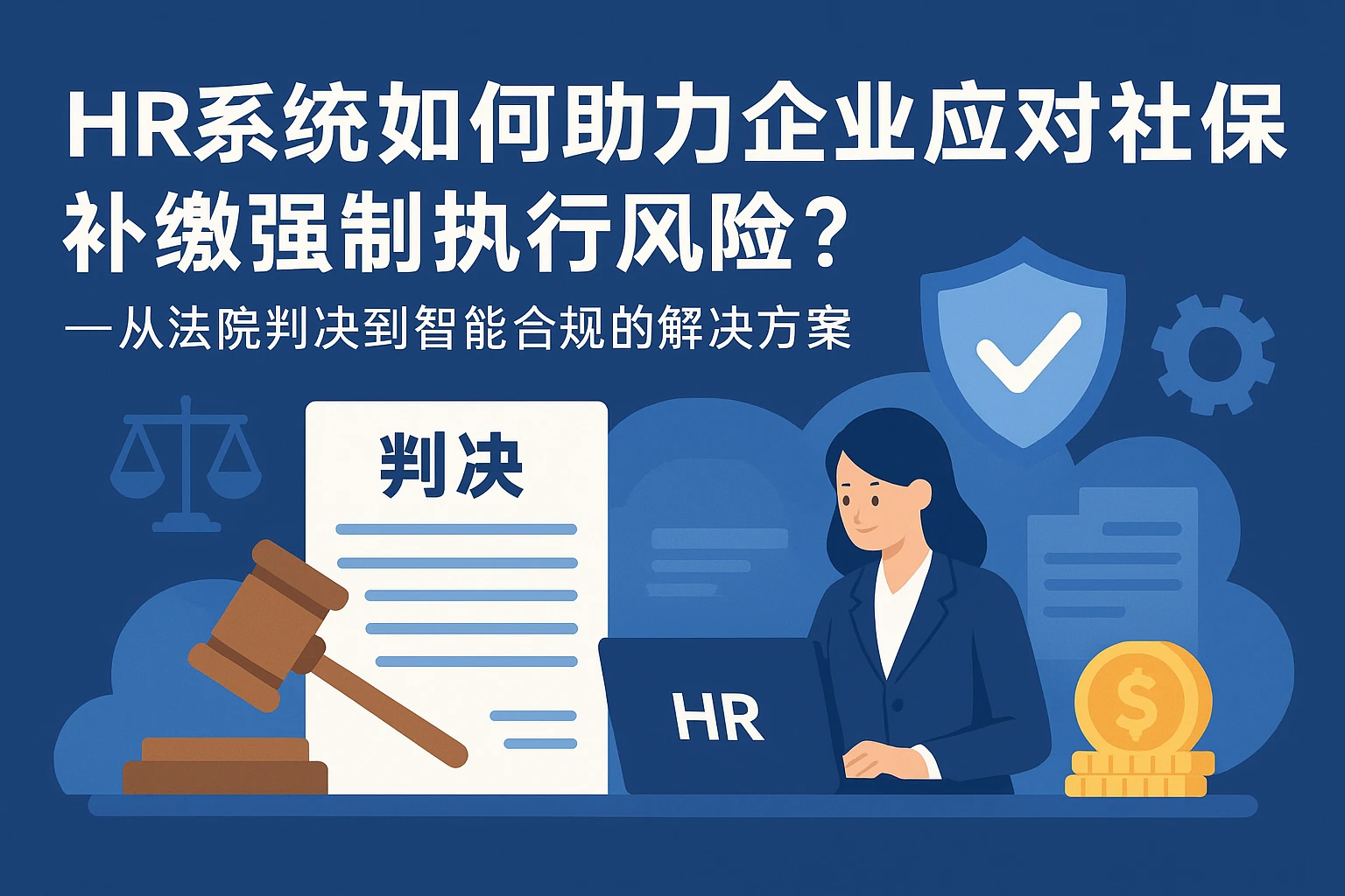 HR系统如何助力企业应对社保补缴强制执行风险?——从法院判决到智能合规的解决方案