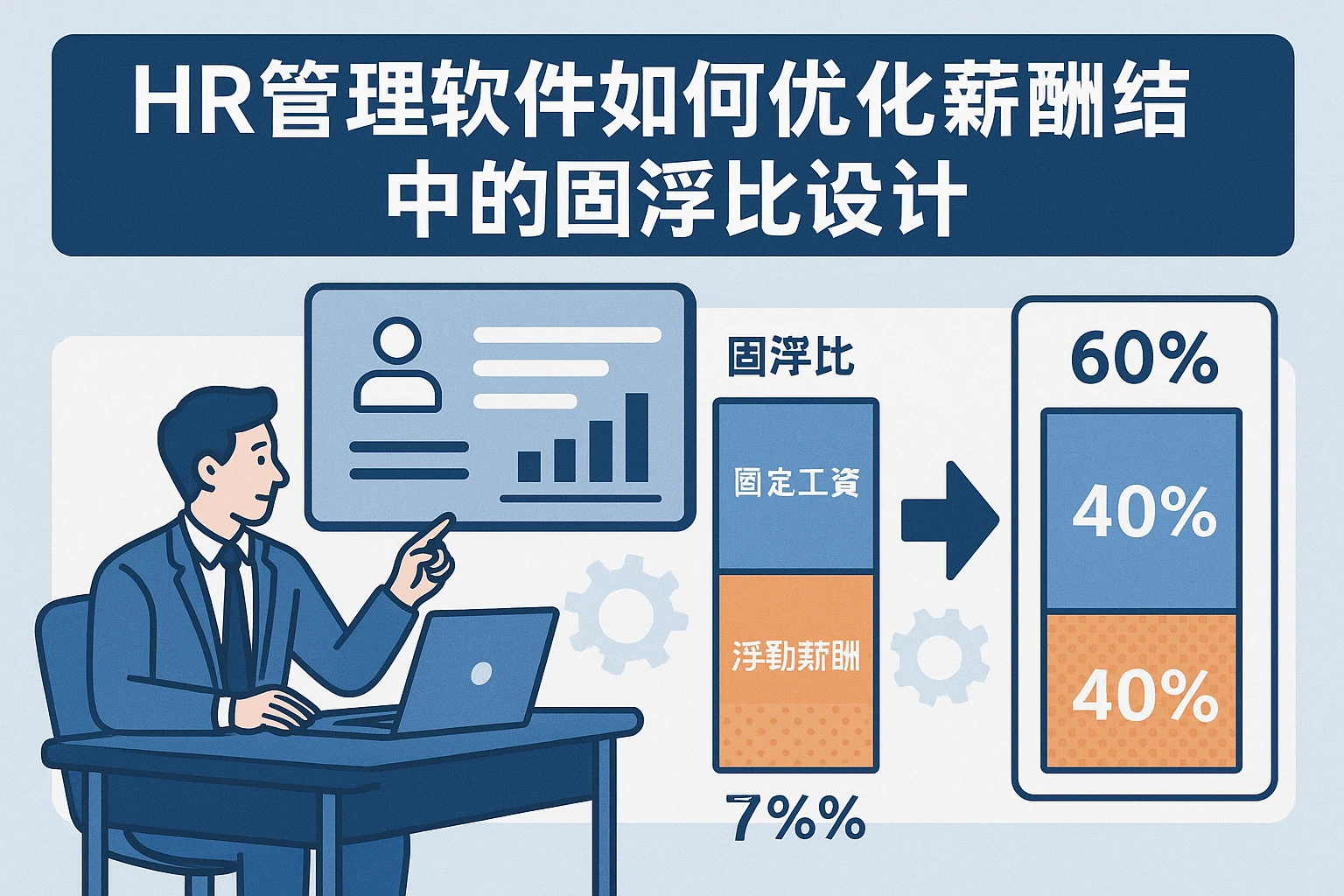 HR管理软件如何优化薪酬结构中的固浮比设计