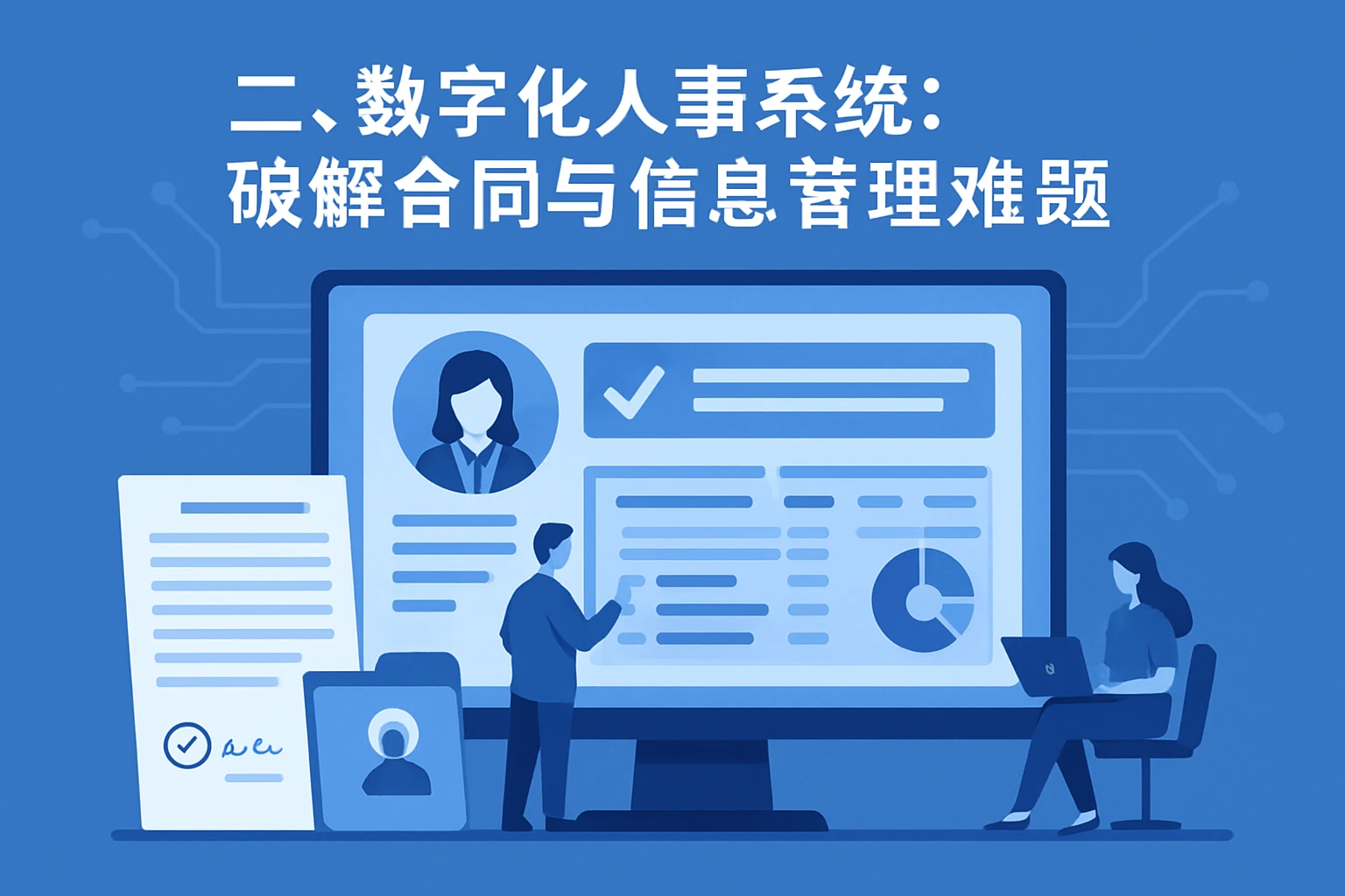二、数字化人事系统：破解合同与信息管理难题
