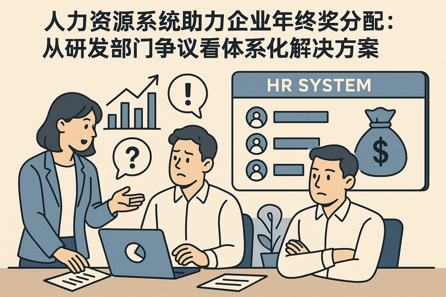人力资源系统助力企业年终奖分配：从研发部门争议看体系化解决方案