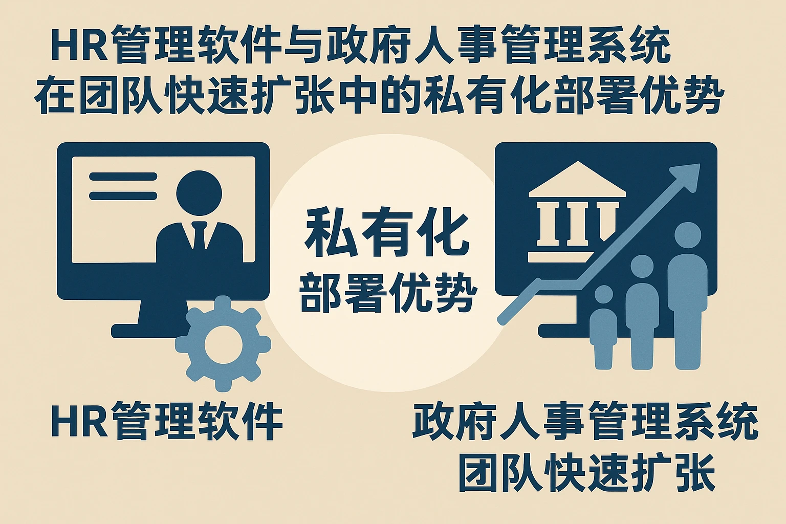 HR管理软件与政府人事管理系统在团队快速扩张中的私有化部署优势