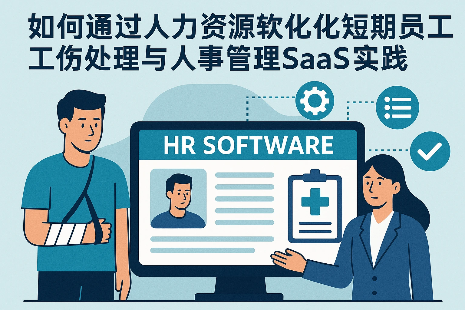 如何通过人力资源软件优化短期员工工伤处理与人事管理SaaS实践