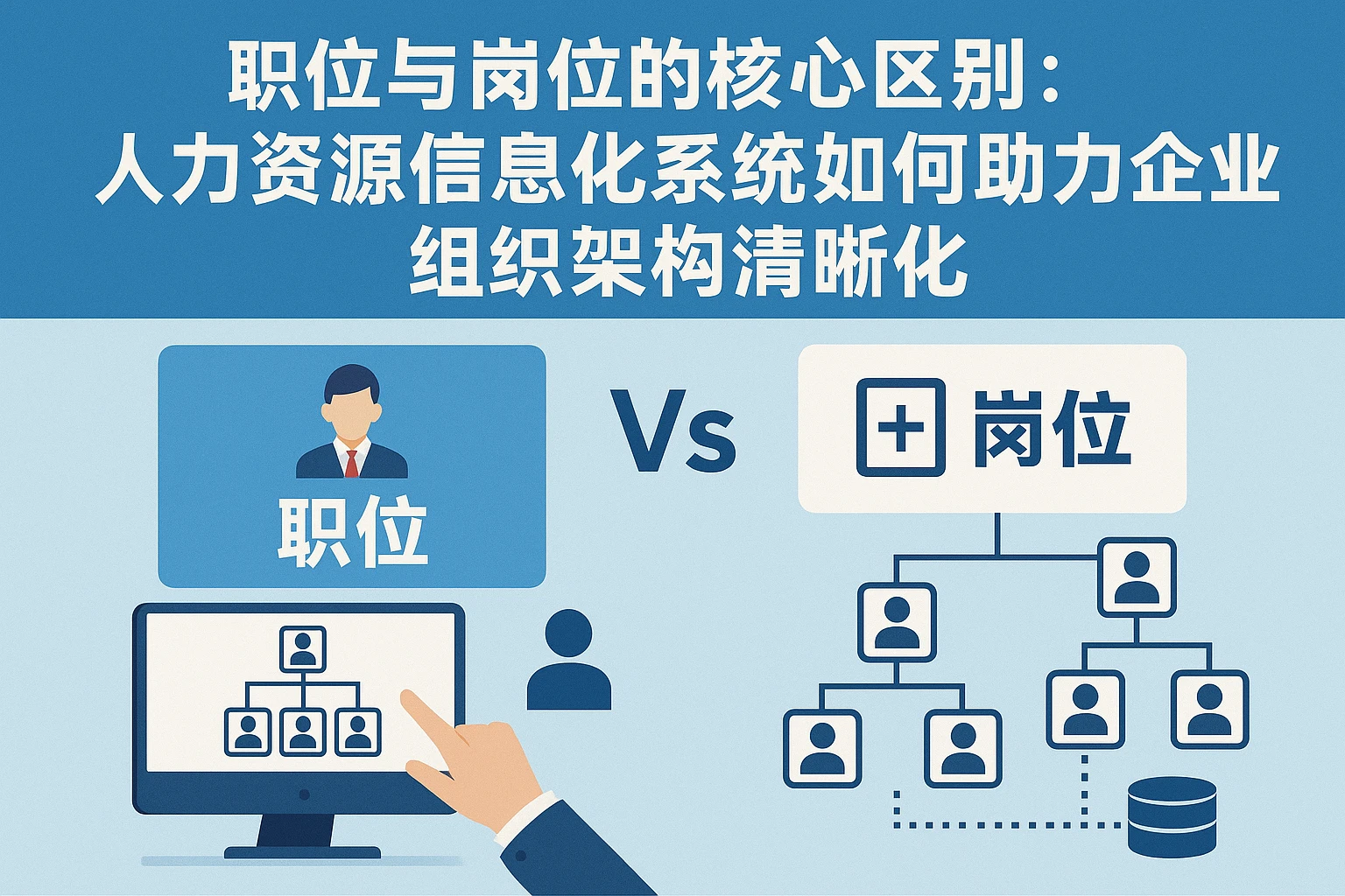 职位与岗位的核心区别：人力资源信息化系统如何助力企业组织架构清晰化