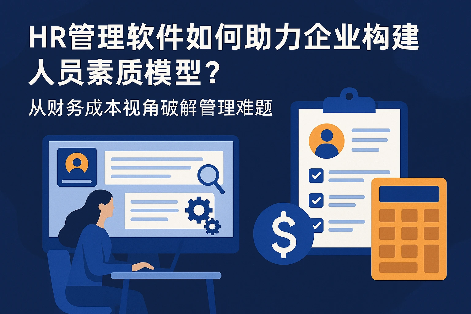 HR管理软件如何助力企业构建人员素质模型?从财务成本视角破解管理难题