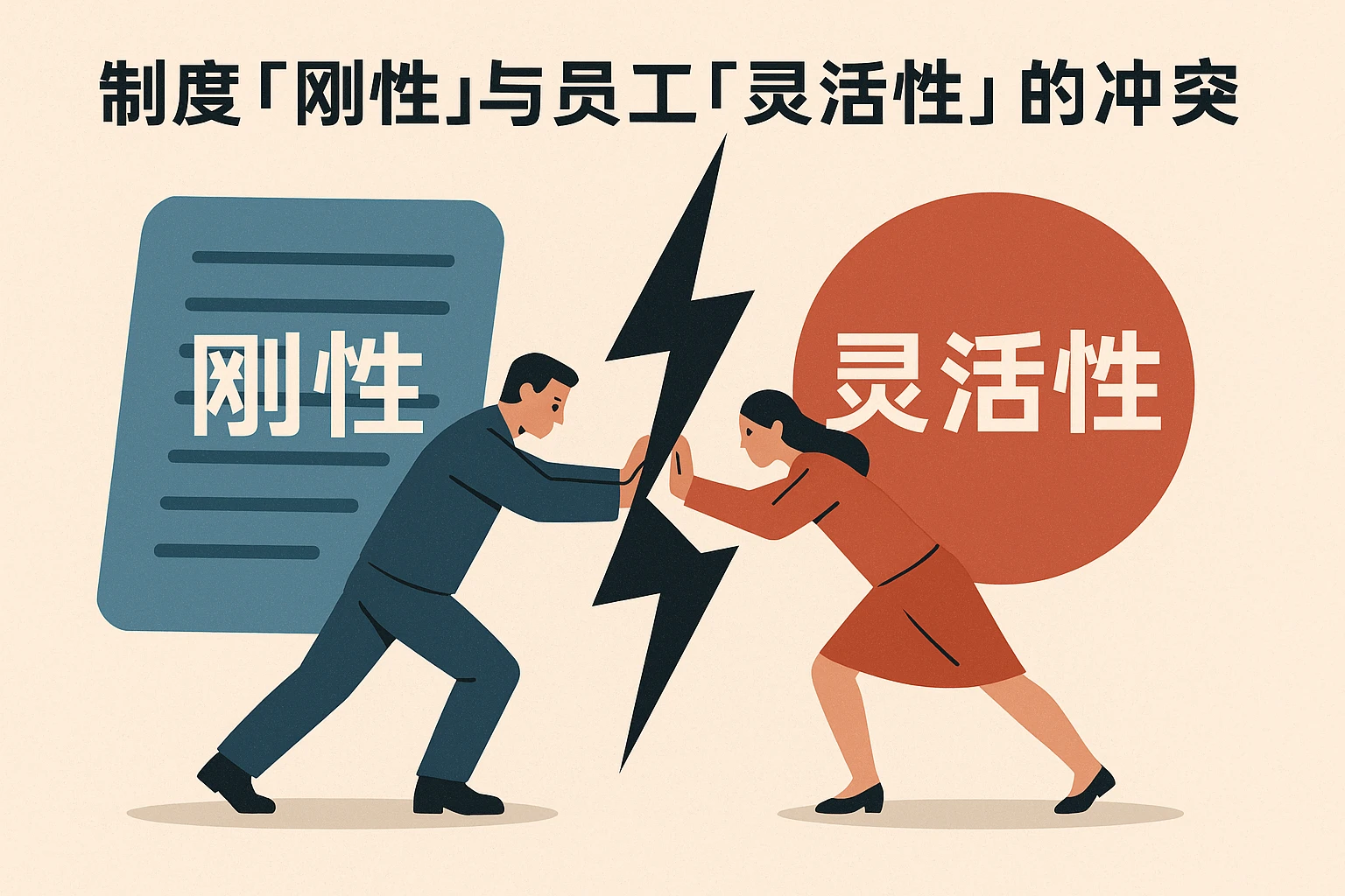2. 制度“刚性”与员工“灵活性”的冲突