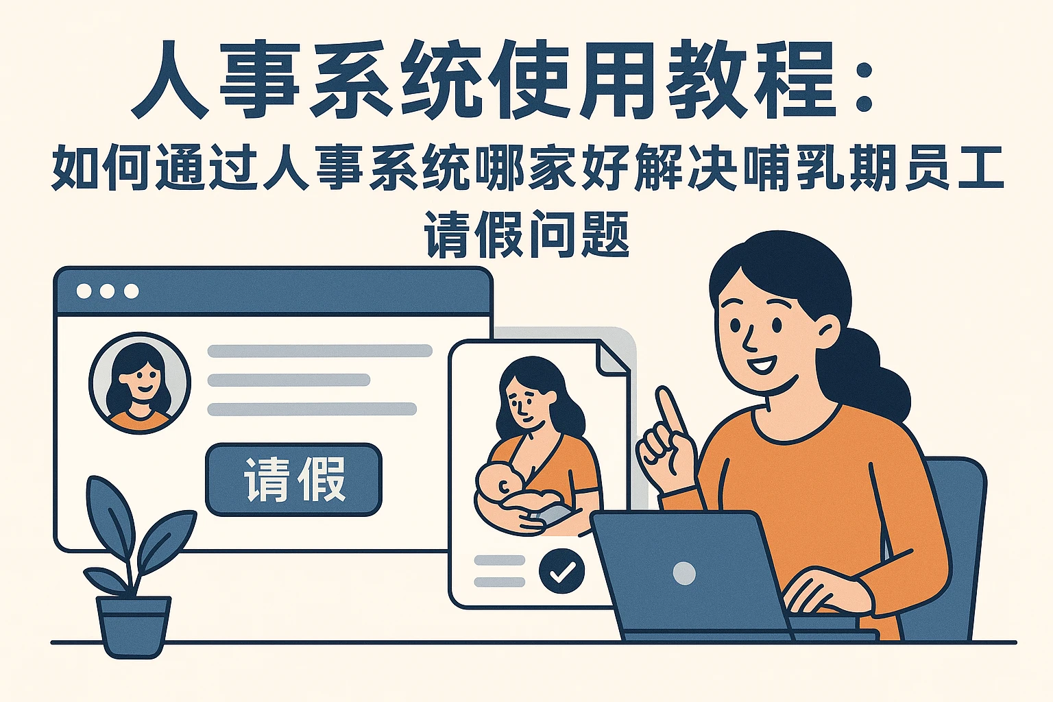 人事系统使用教程：如何通过人事系统哪家好解决哺乳期员工请假问题