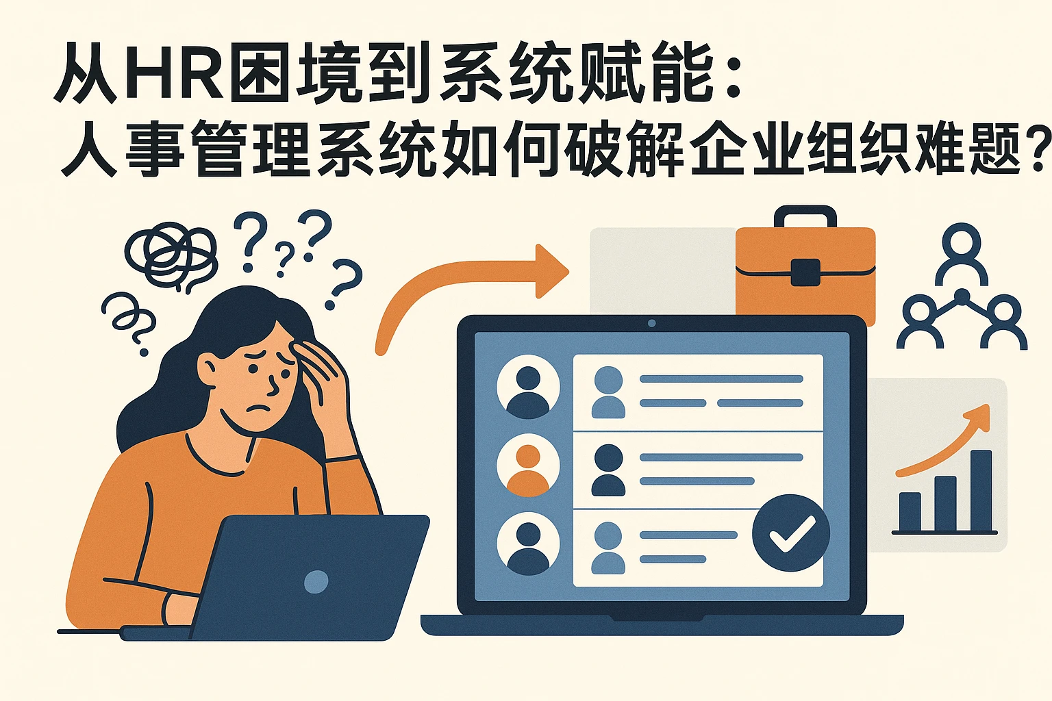 从HR困境到系统赋能:人事管理系统如何破解企业组织难题?