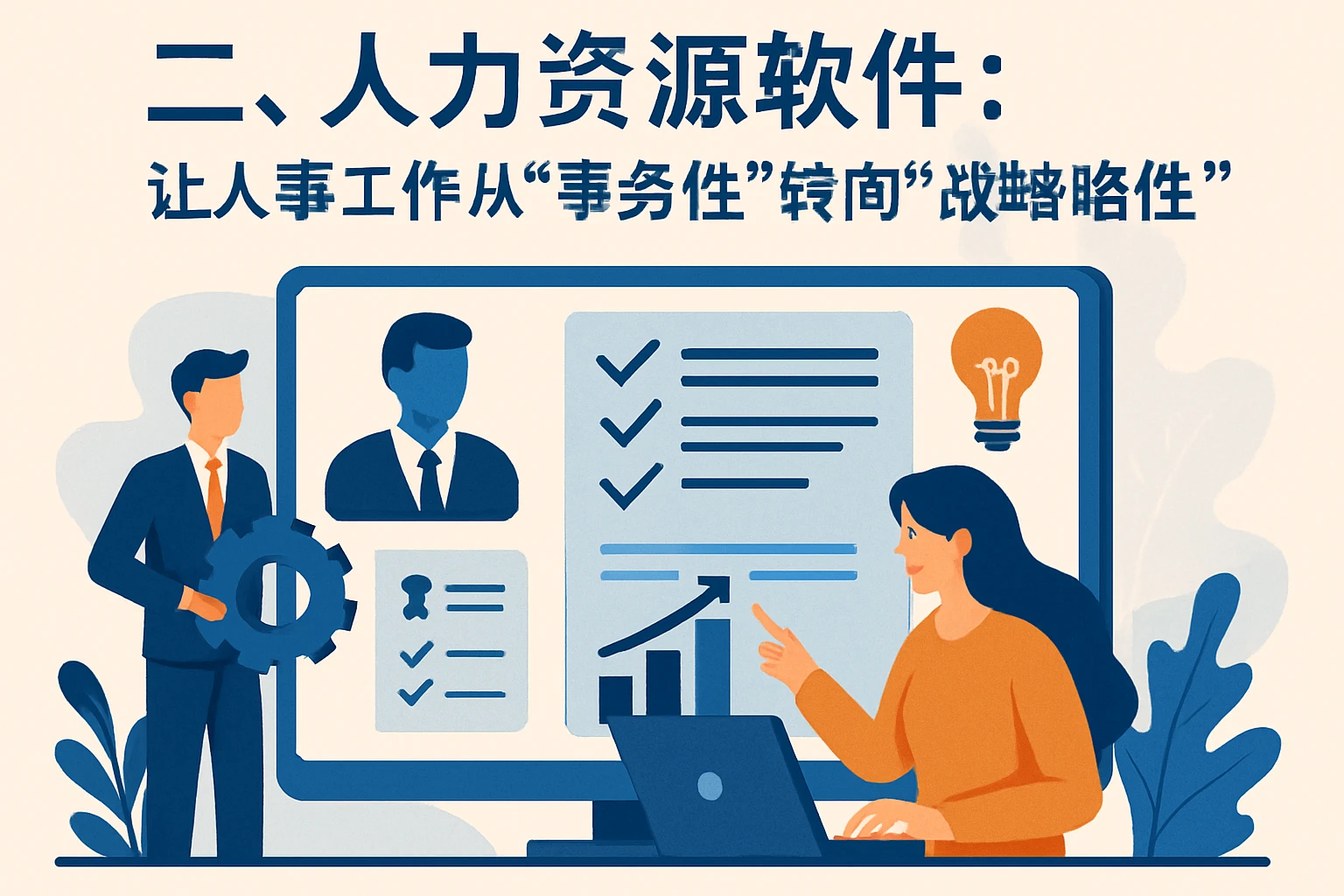二、人力资源软件：让人事工作从“事务性”转向“战略性”