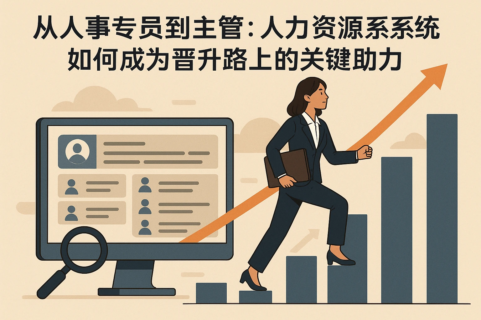 从人事专员到主管:人力资源系统如何成为晋升路上的关键助力