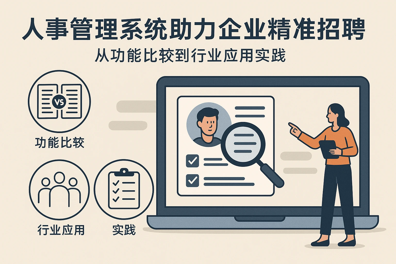 人事管理系统助力企业精准招聘:从功能比较到行业应用实践