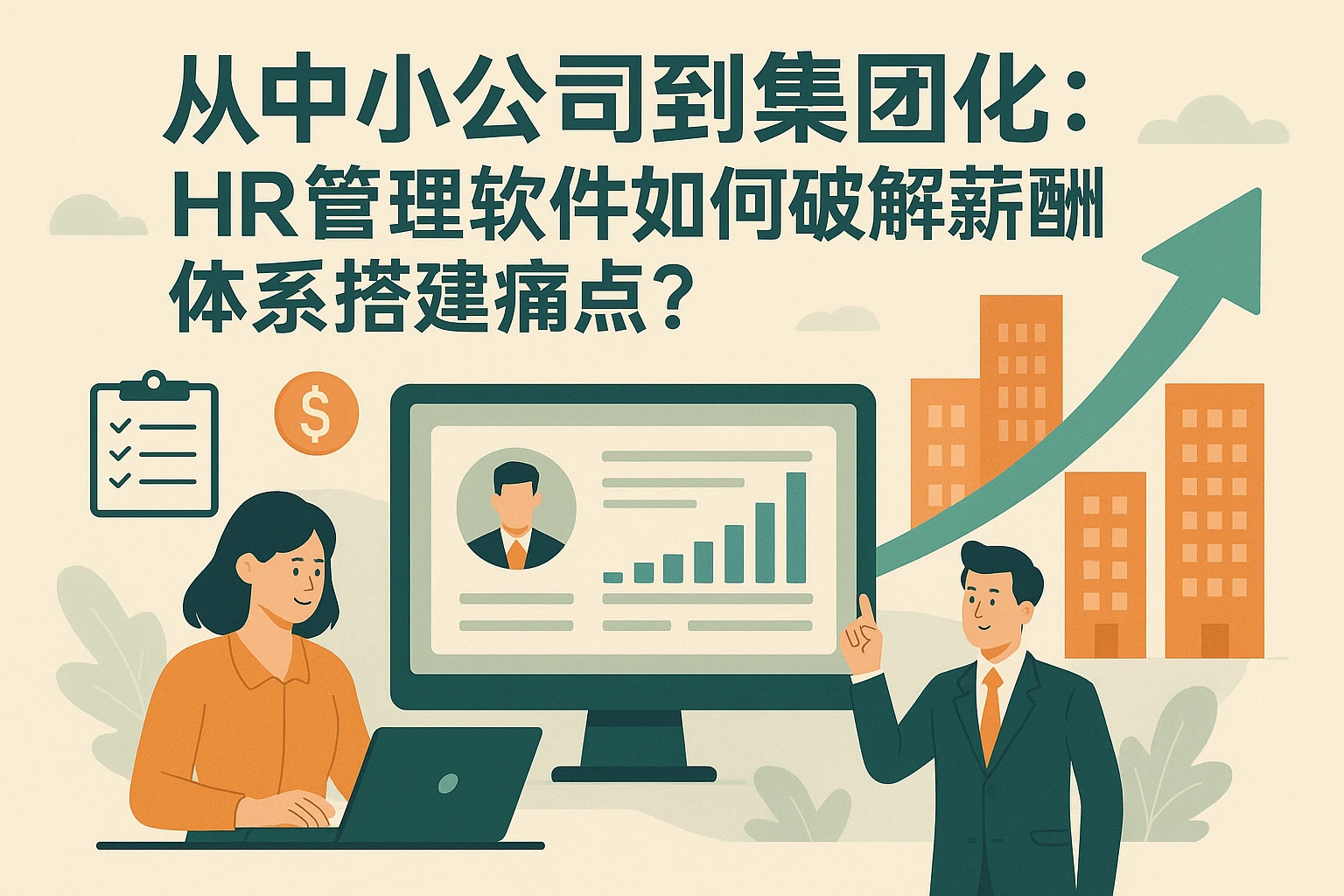 从中小公司到集团化：HR管理软件如何破解薪酬体系搭建痛点？
