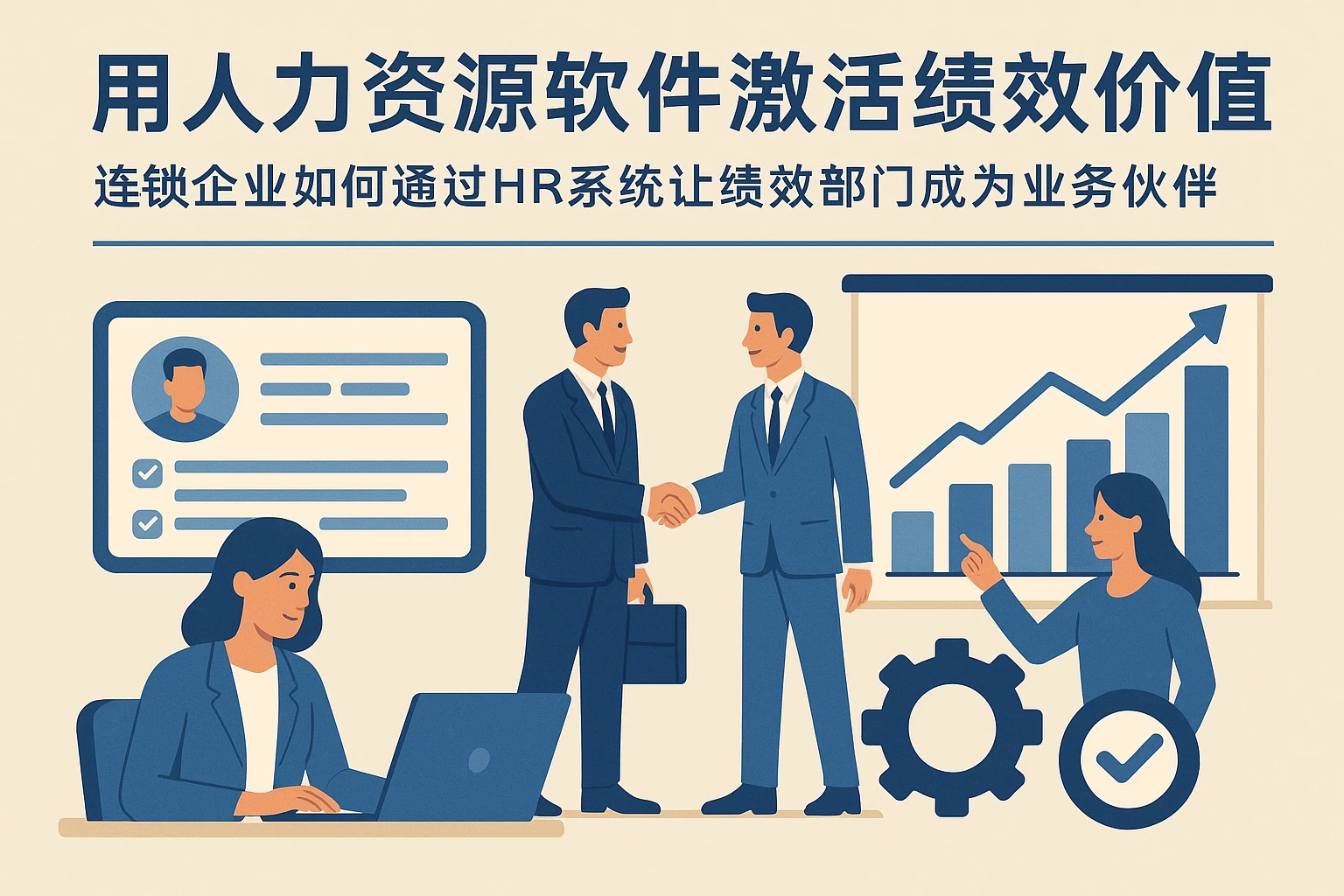 用人力资源软件激活绩效价值:连锁企业如何通过HR系统让绩效部门成为业务伙伴
