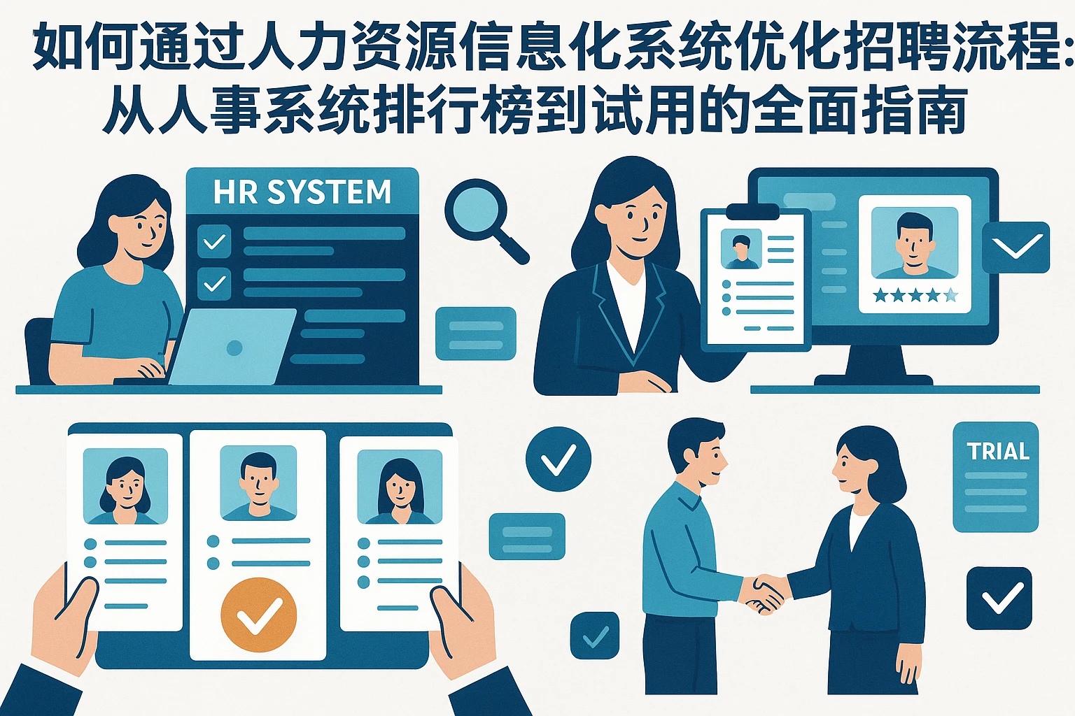 如何通过人力资源信息化系统优化招聘流程：从人事系统排行榜到试用的全面指南
