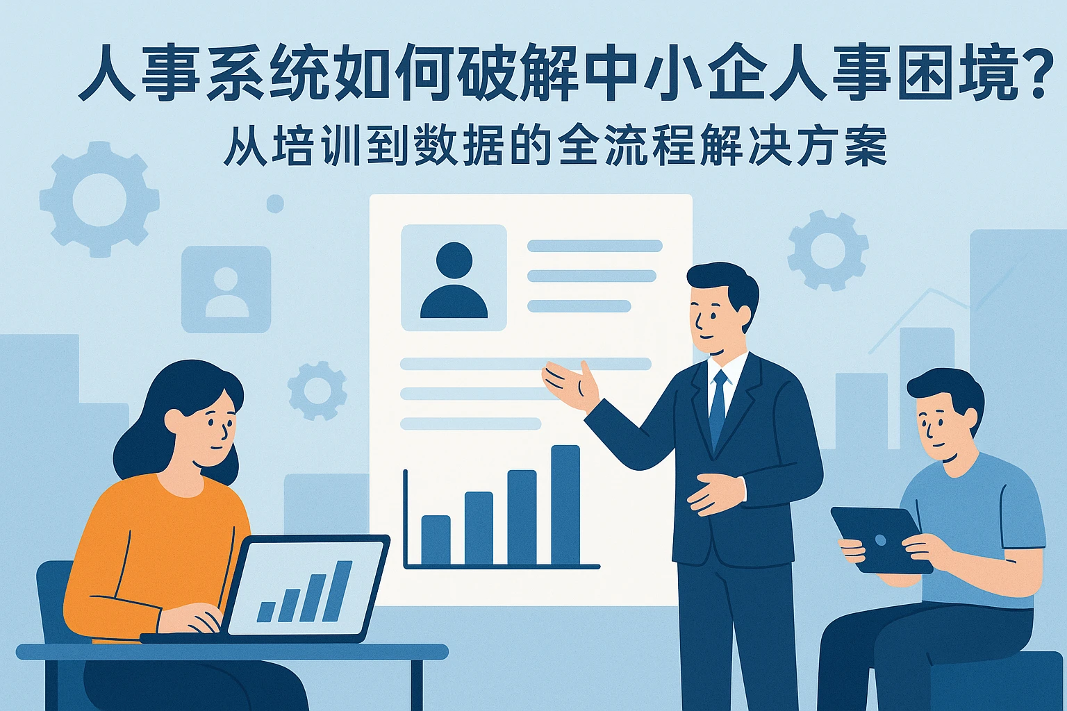 人事系统如何破解中小企人事困境?从培训到数据的全流程解决方案