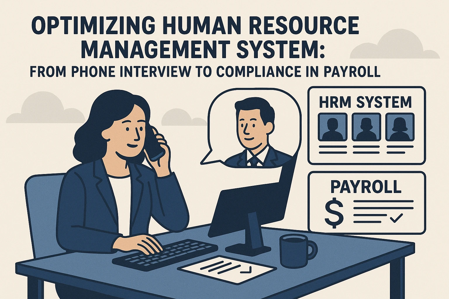 优化人力资源管理系统：从电话面试到薪资核算系统的合规管理