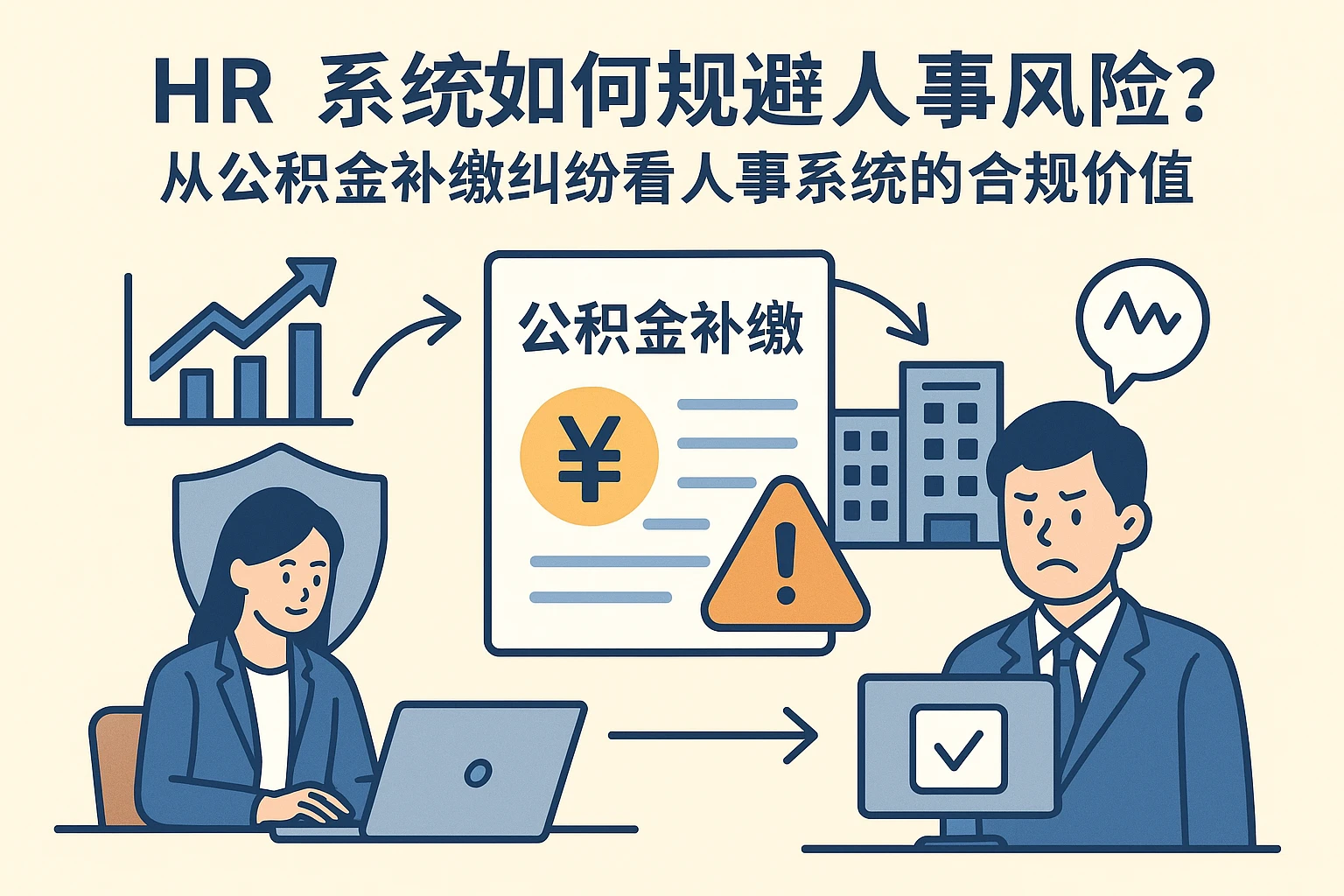 HR系统如何规避人事风险？从公积金补缴纠纷看人事系统的合规价值