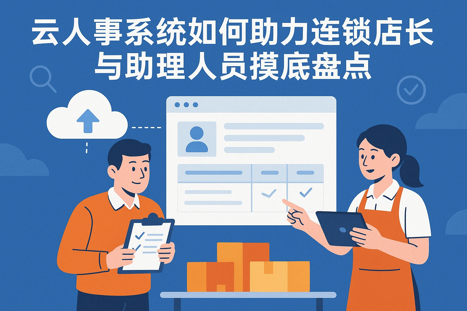 云人事系统如何助力连锁店店长与助理人员摸底盘点