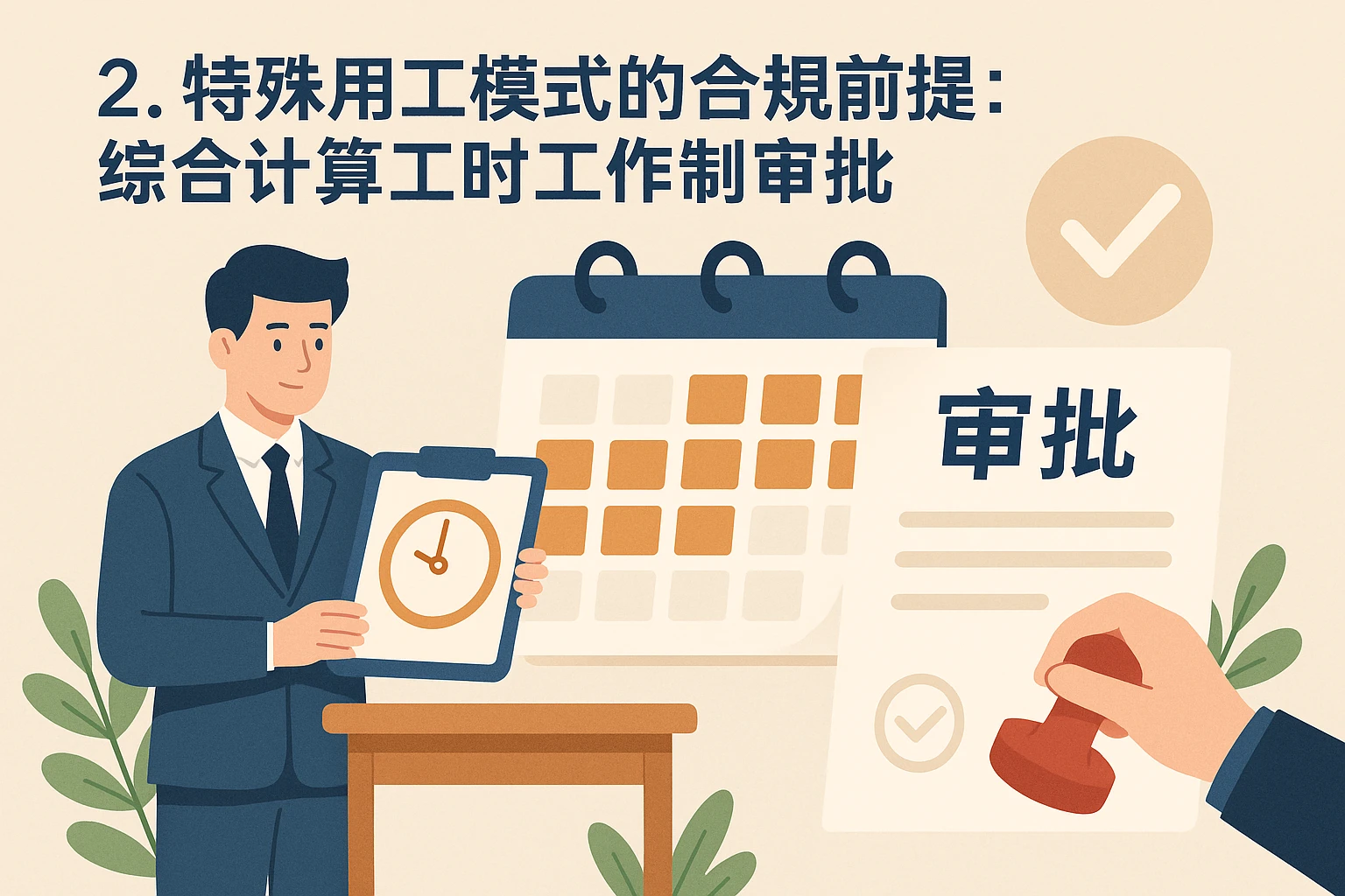 2. 特殊用工模式的合规前提：综合计算工时工作制审批