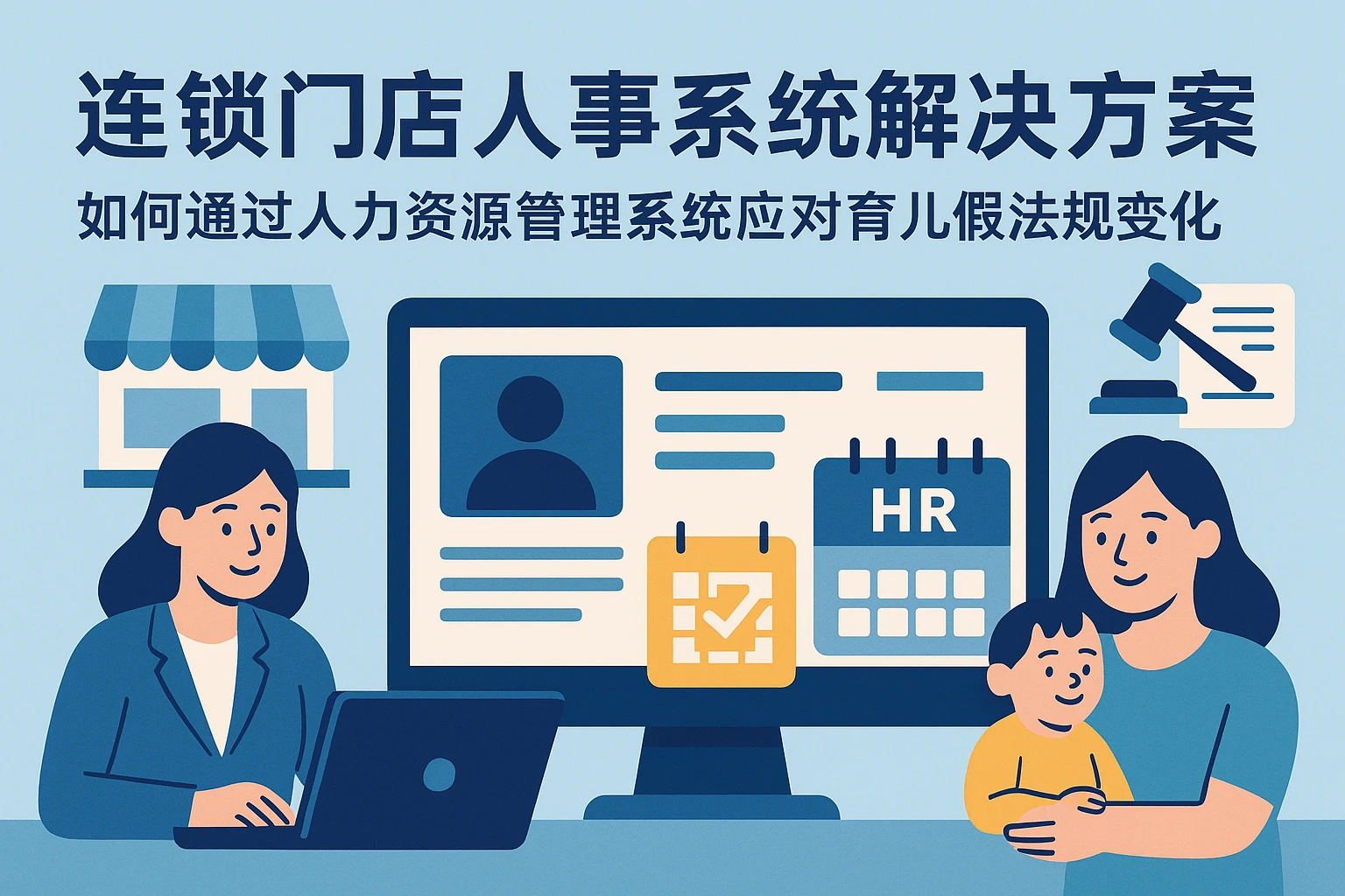 连锁门店人事系统解决方案:如何通过人力资源管理系统应对育儿假法规变化