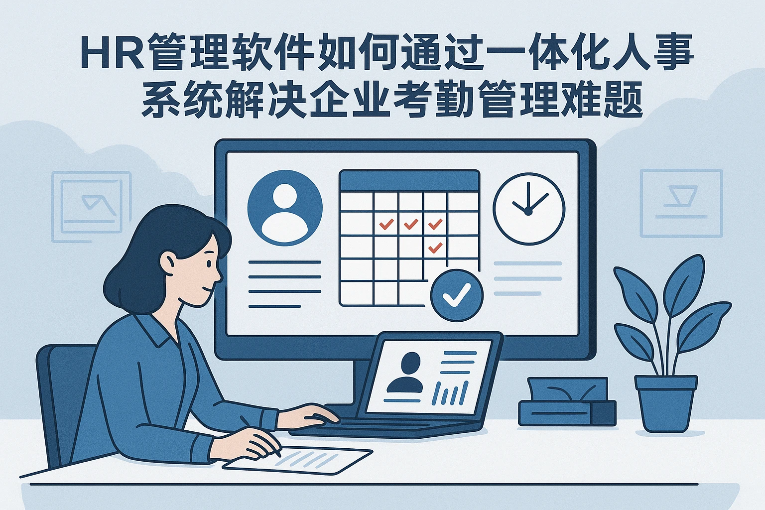 HR管理软件如何通过一体化人事系统解决企业考勤管理难题