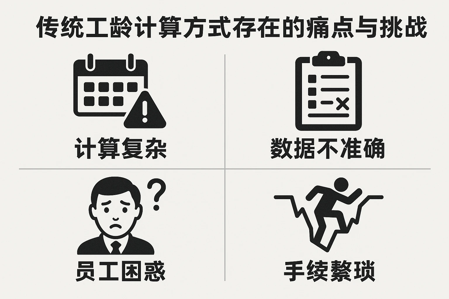 传统工龄计算方式存在的痛点与挑战